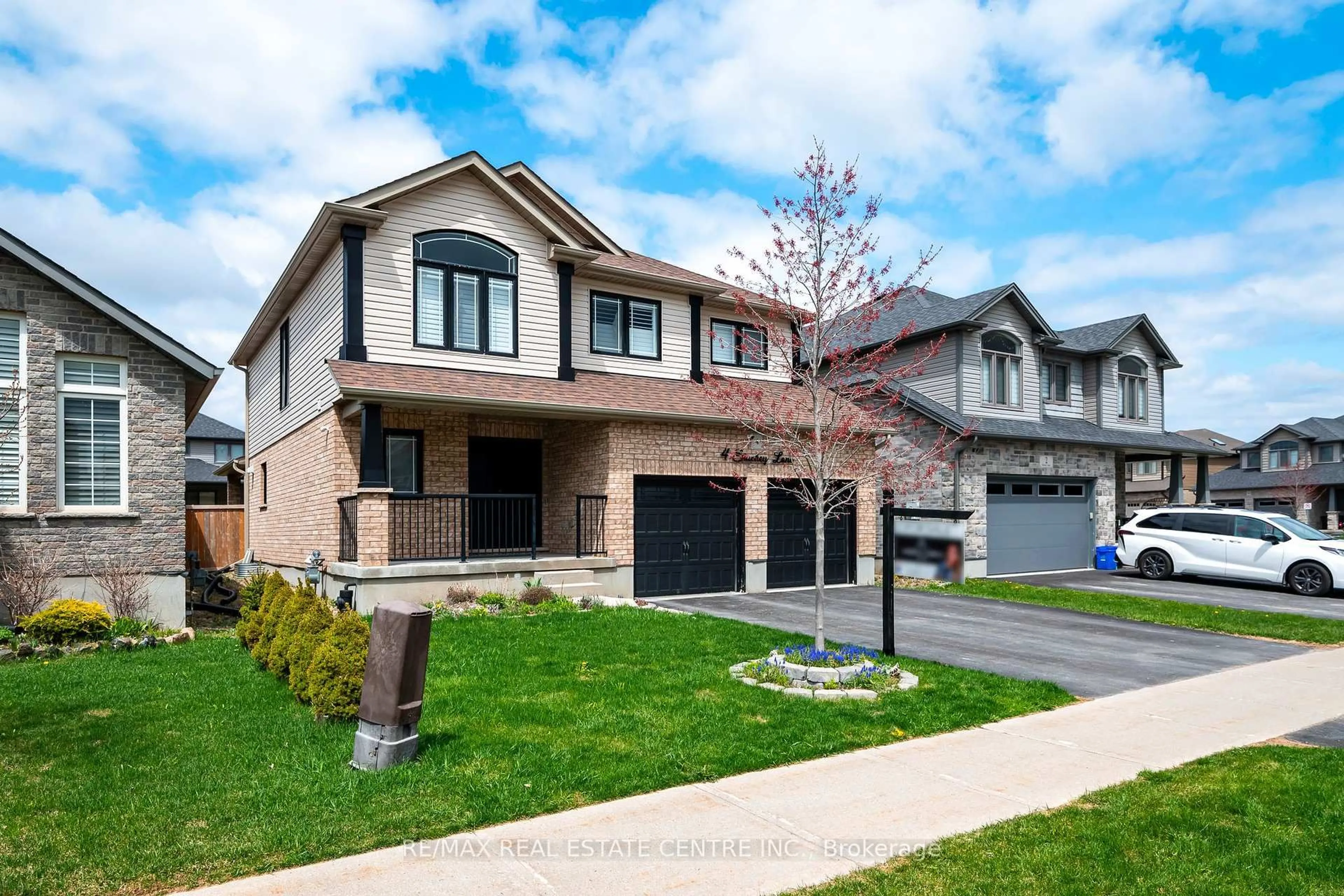Home with brick exterior material, street for 4 Stuckey Lane, East Luther Grand Valley Ontario L9W 6W5