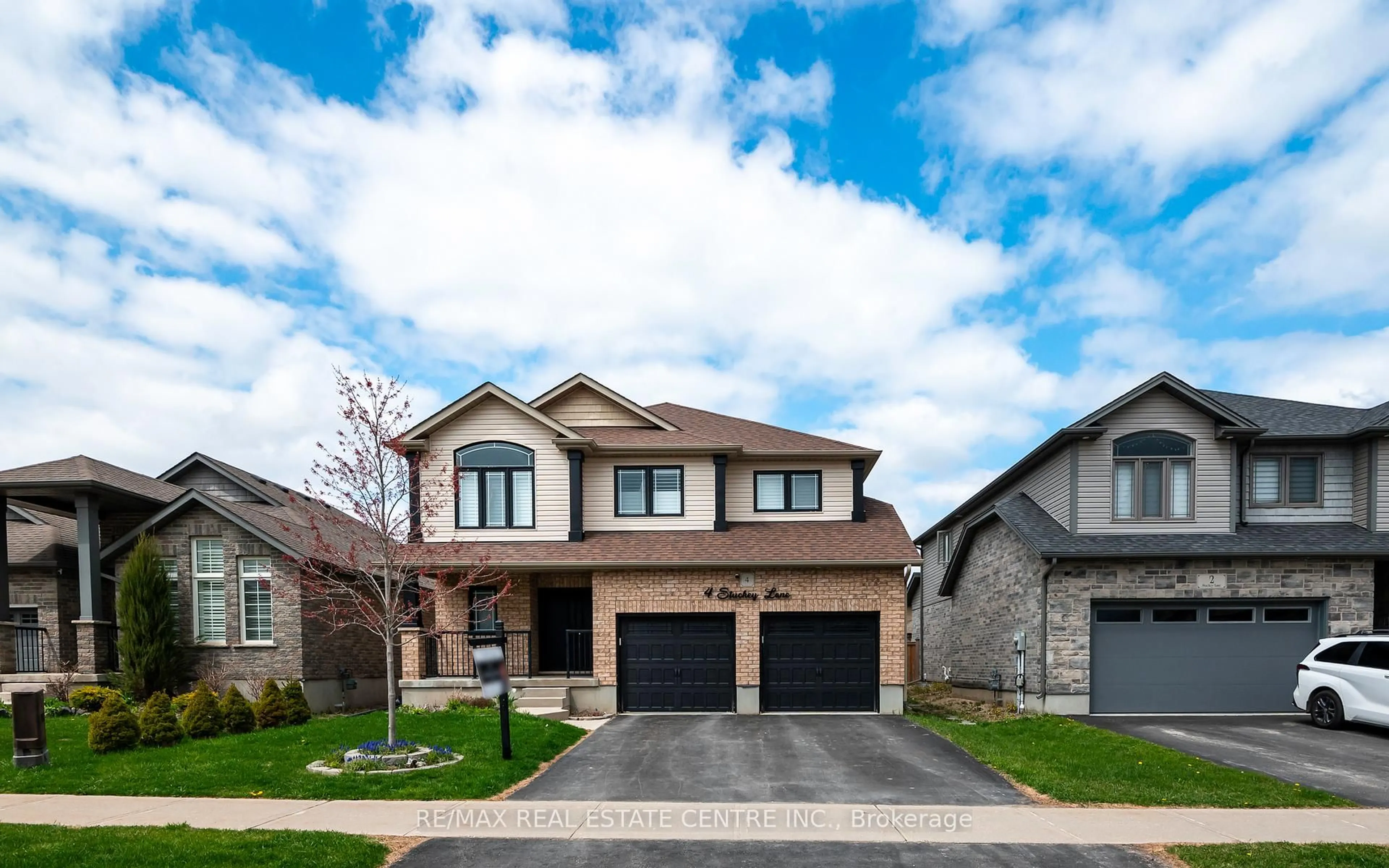 Home with brick exterior material, street for 4 Stuckey Lane, East Luther Grand Valley Ontario L9W 6W5
