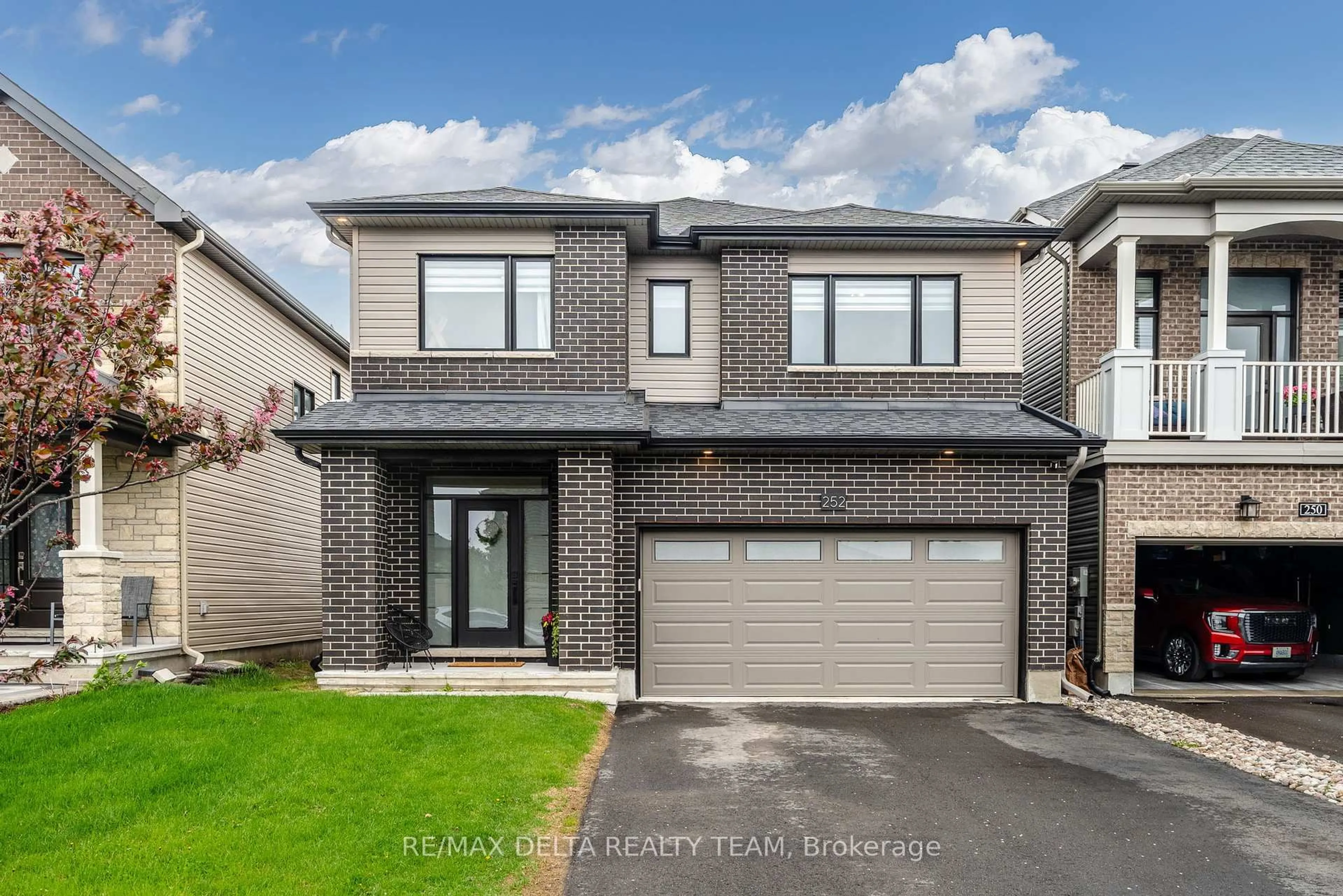 Home with brick exterior material, street for 252 Aquarium Ave, Ottawa Ontario K4A 1L2