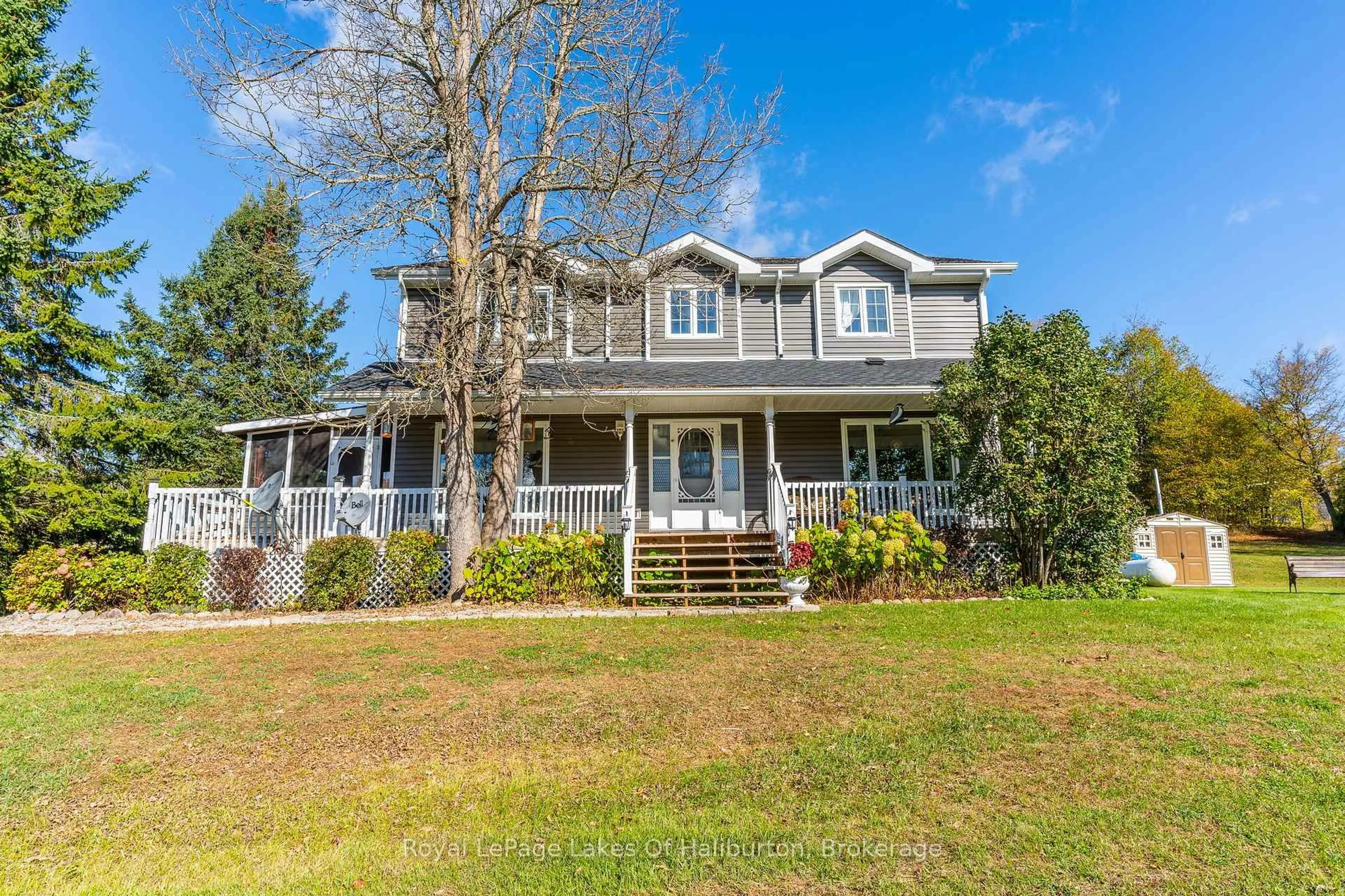 Home with vinyl exterior material, water/lake/river/ocean view for 24 FIRE ROUTE 369 N/A, Trent Lakes Ontario K0M 2A0