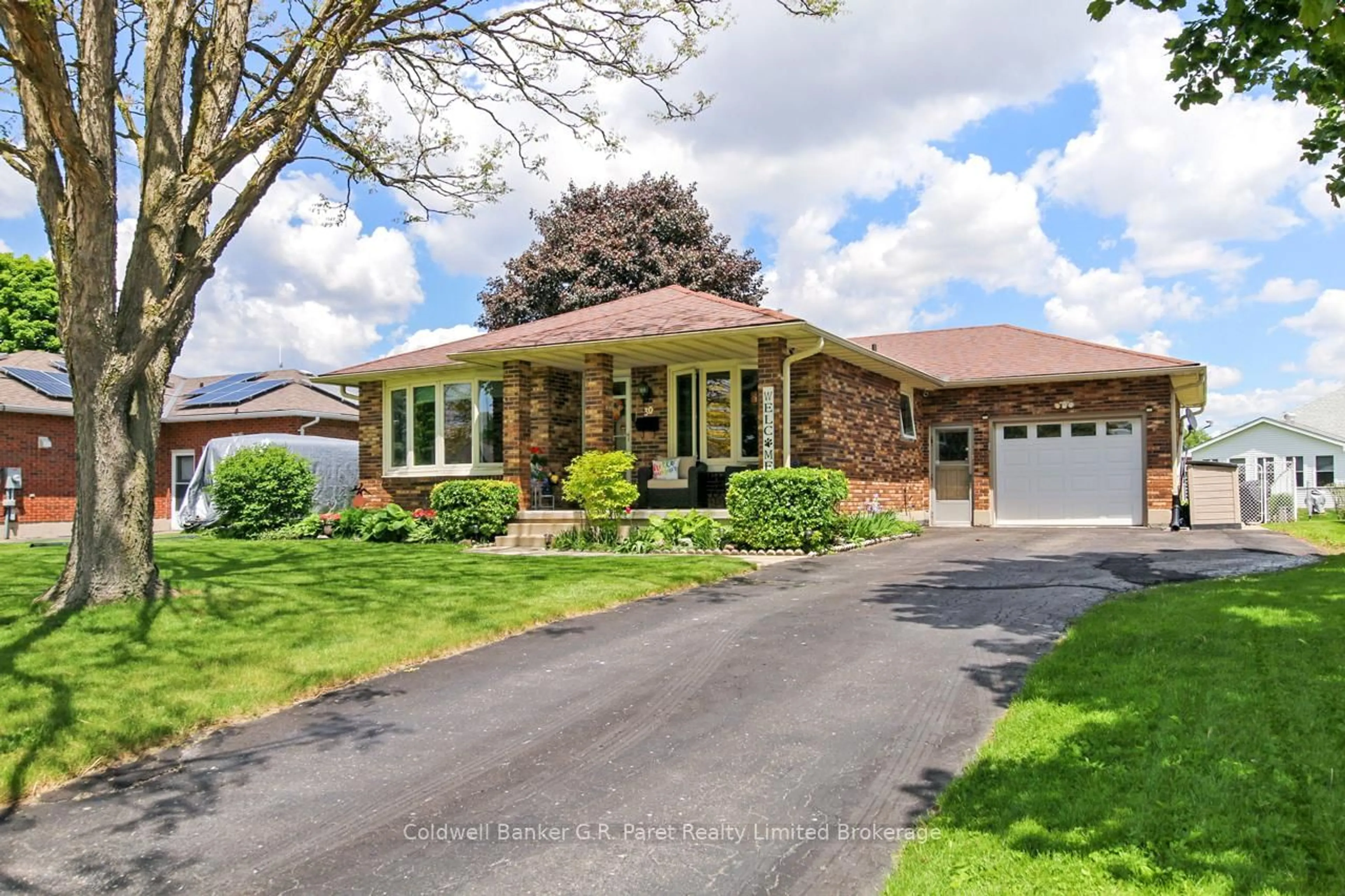 Home with brick exterior material, street for 30 Denrich Ave, Tillsonburg Ontario N4G 4W1