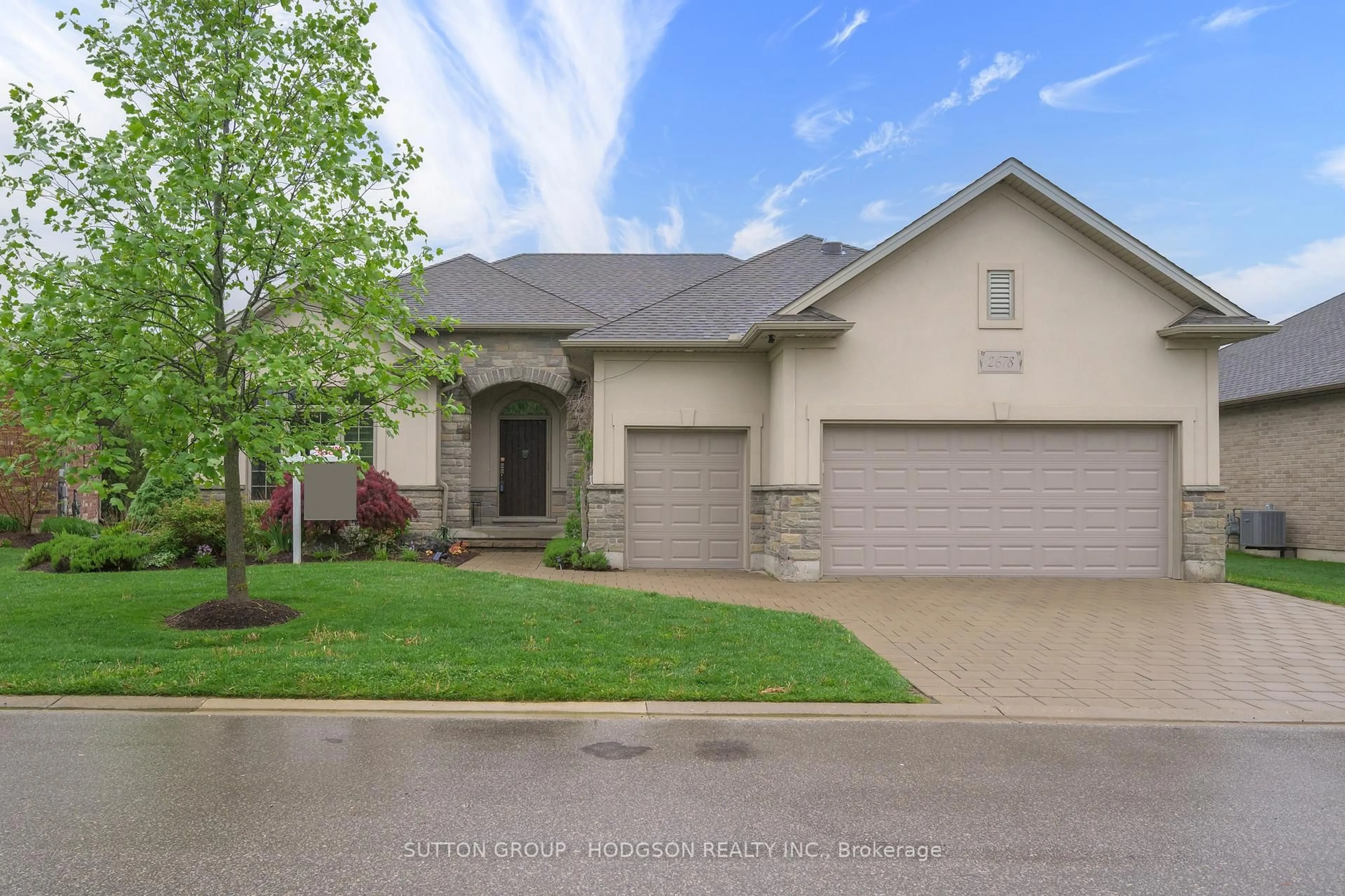 Home with brick exterior material, street for 2678 Sandra Post Cres, London South Ontario N6K 5R4