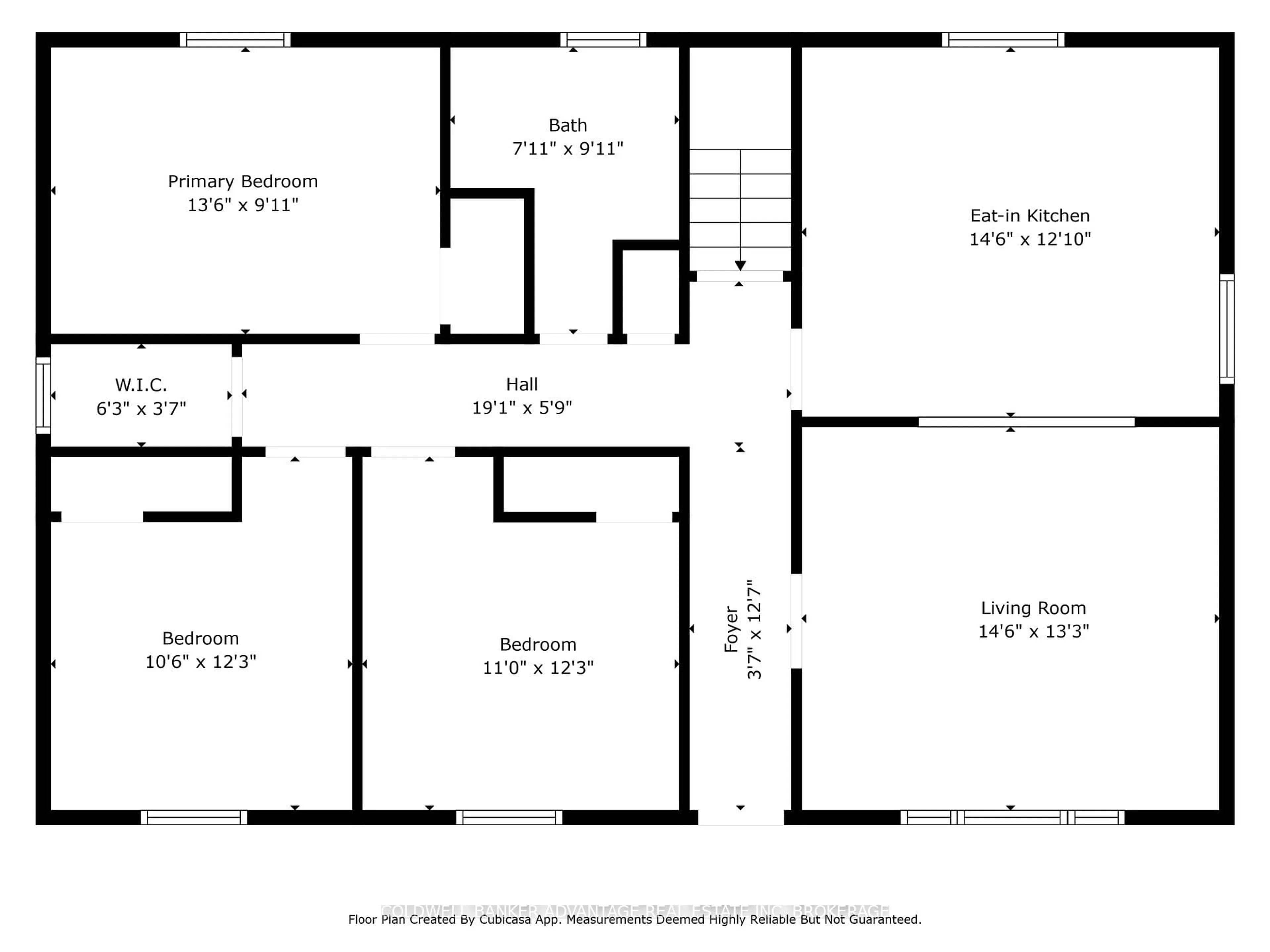 Floor plan for 407 Steele St, Port Colborne Ontario L3K 4Y1