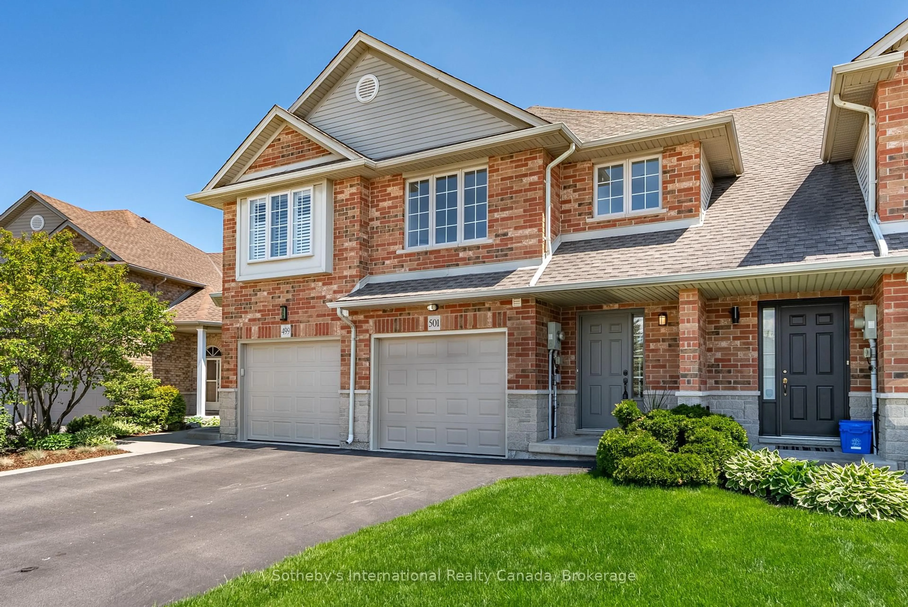 Home with brick exterior material, street for 501 Southridge Dr, Hamilton Ontario L9C 7V3