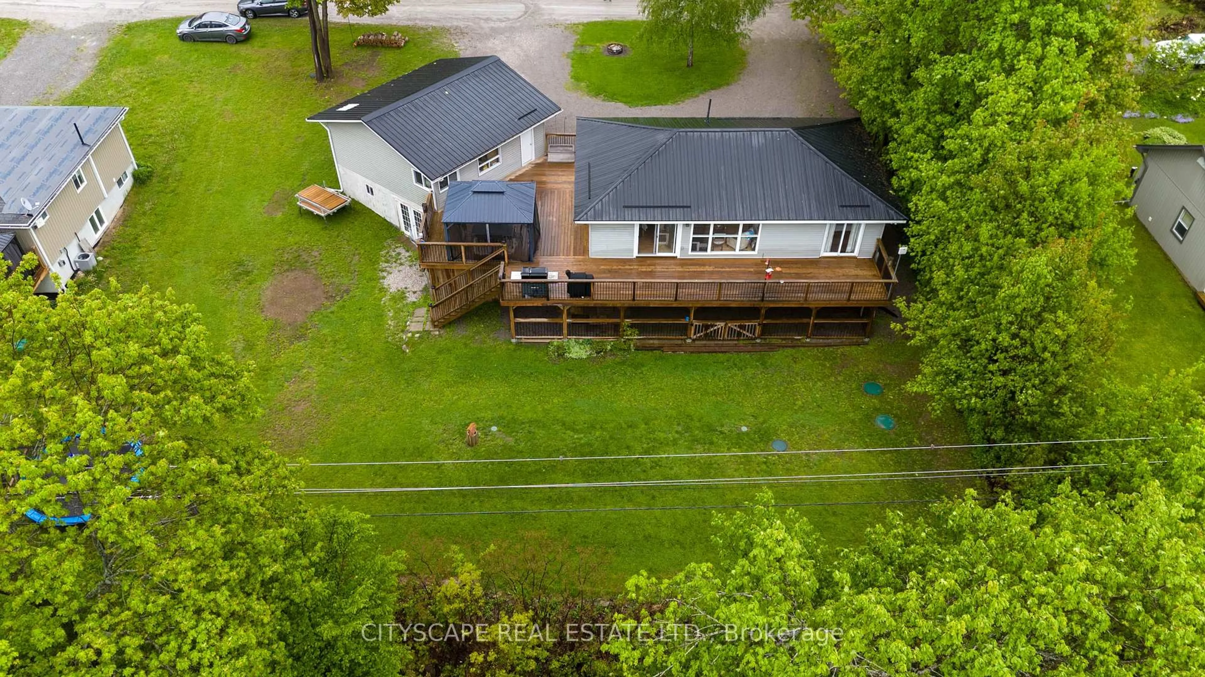 A pic from outside/outdoor area/front of a property/back of a property/a pic from drone, water/lake/river/ocean view for 20 Robins Lane, Kawartha Lakes Ontario L0K 1W0