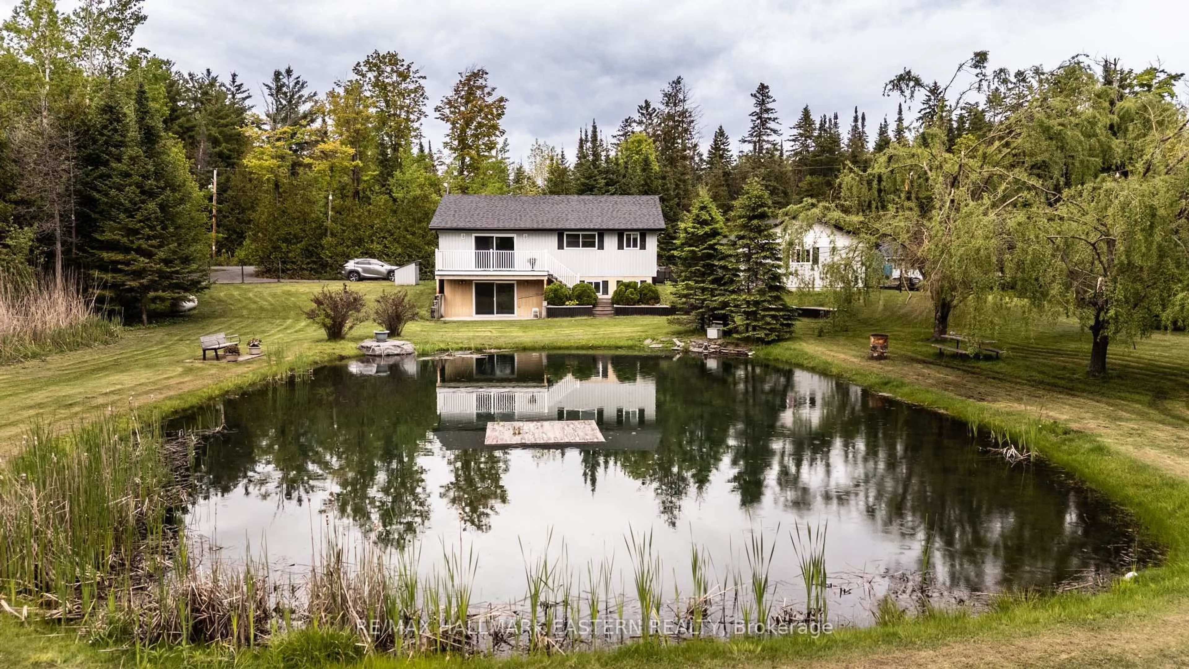 A pic from outside/outdoor area/front of a property/back of a property/a pic from drone, water/lake/river/ocean view for 4075 County Road 44 N/A, Havelock-Belmont-Methuen Ontario K0L 1Z0