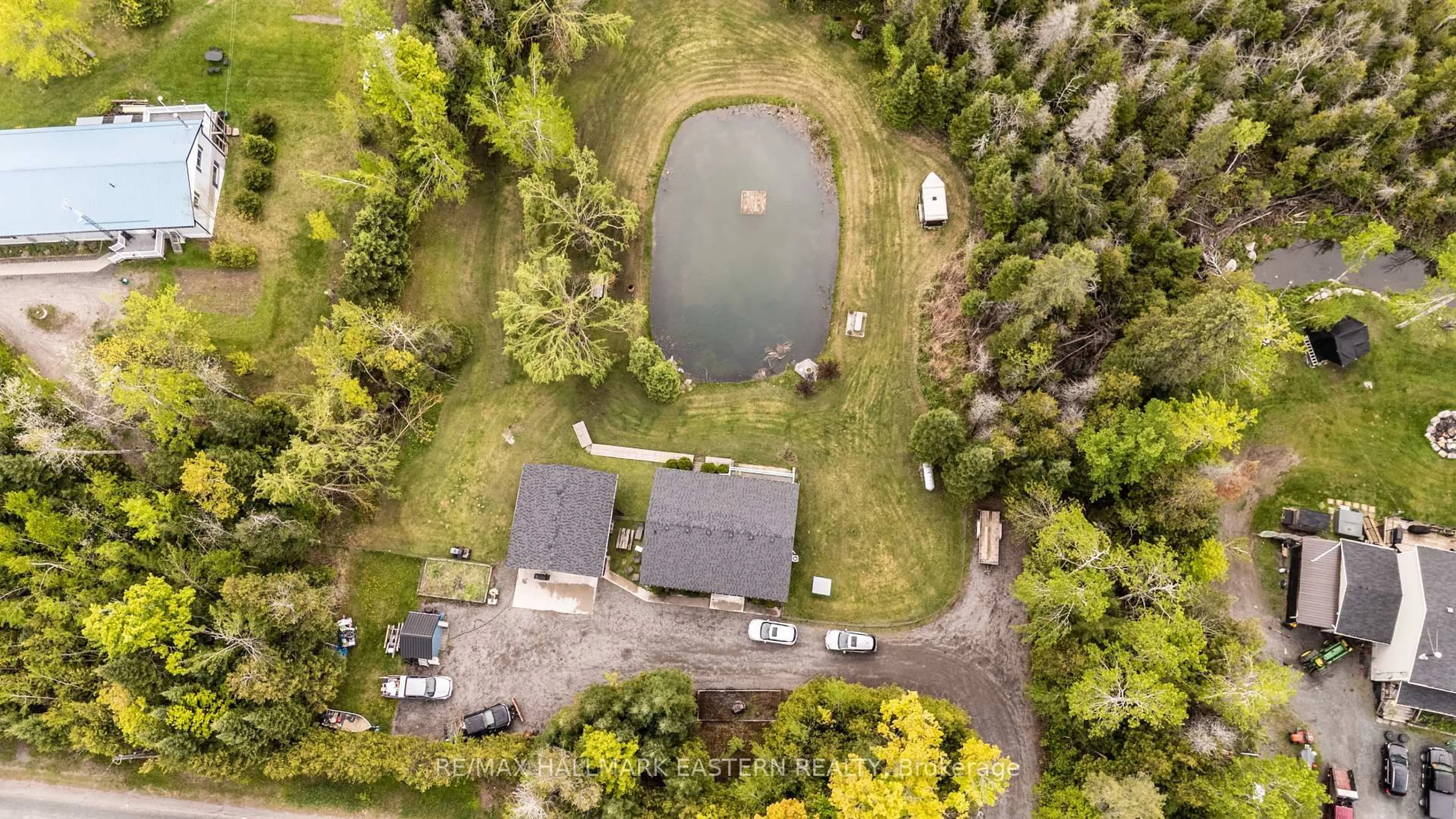 A pic from outside/outdoor area/front of a property/back of a property/a pic from drone, water/lake/river/ocean view for 4075 County Road 44 N/A, Havelock-Belmont-Methuen Ontario K0L 1Z0