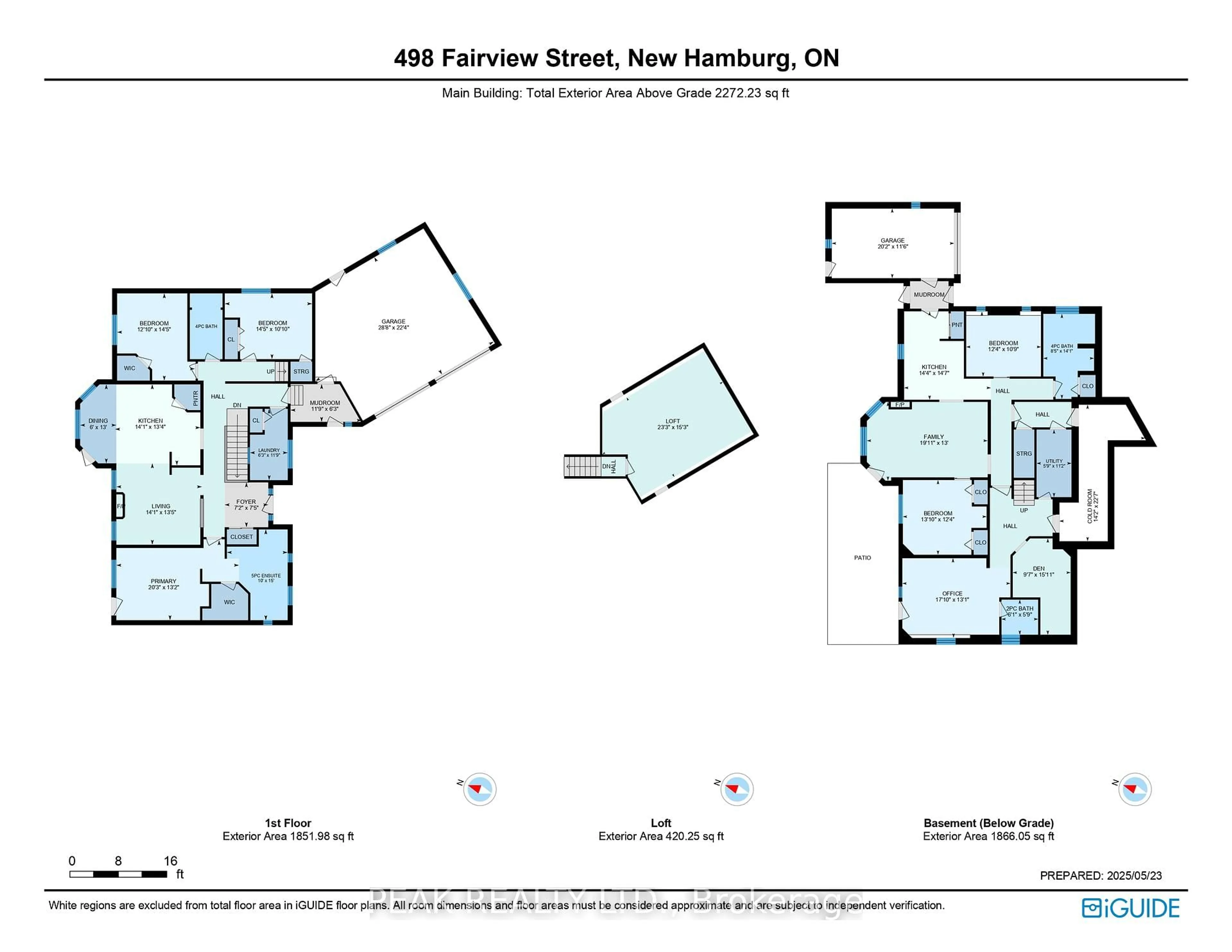 Floor plan for 498 Fairview St, Wilmot Ontario N3A 1M7