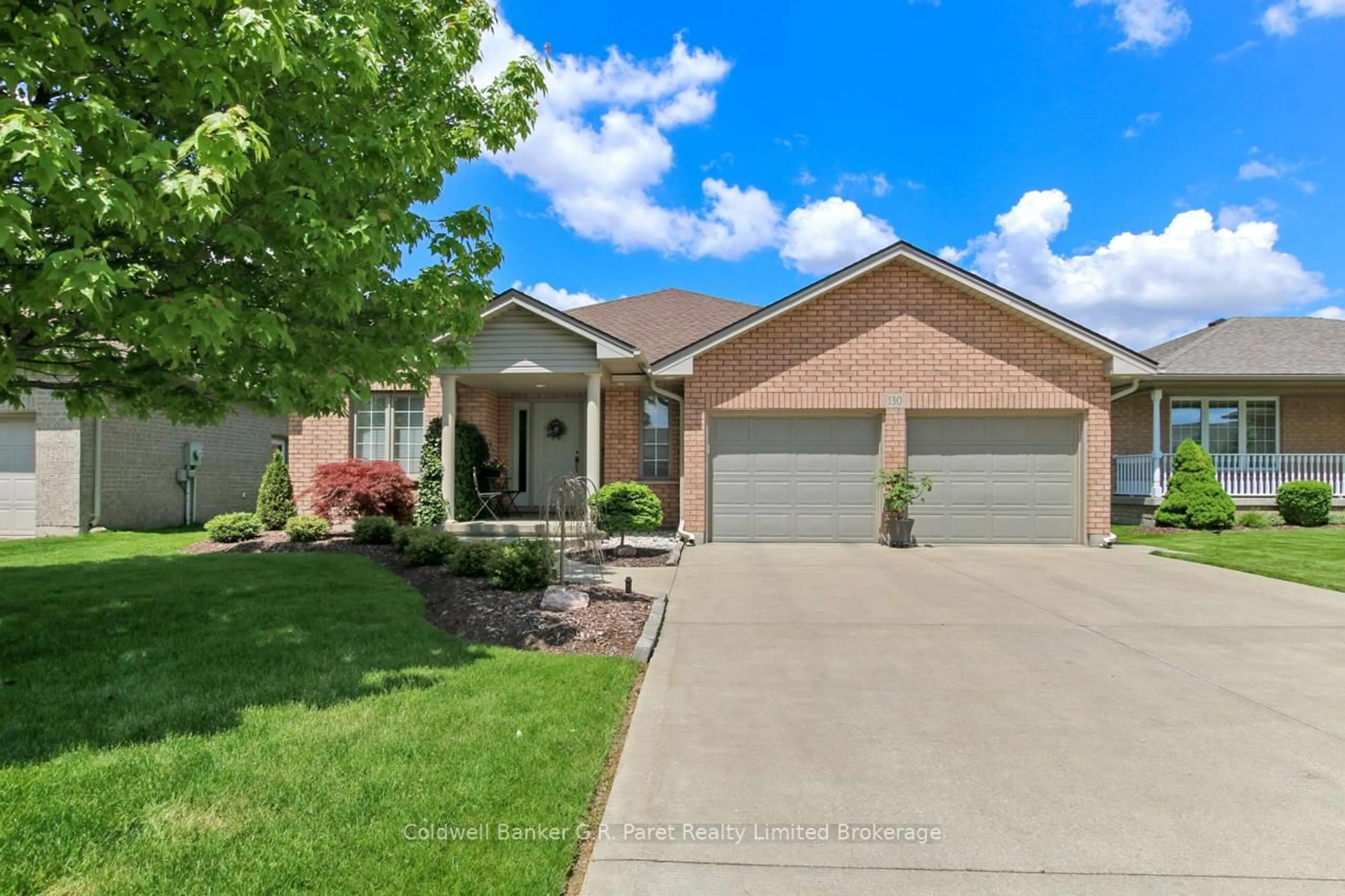 Home with brick exterior material, street for 130 Glendale Dr, Tillsonburg Ontario N4G 5V9