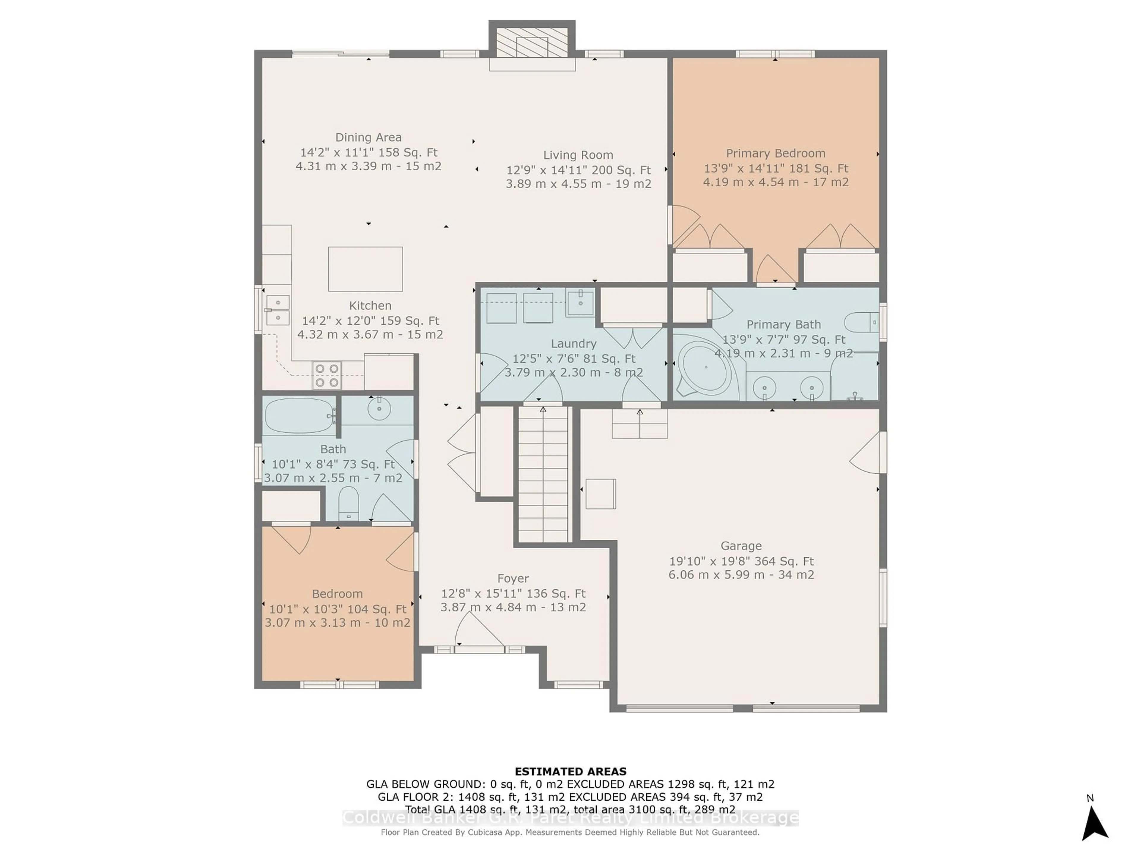 Floor plan for 130 Glendale Dr, Tillsonburg Ontario N4G 5V9