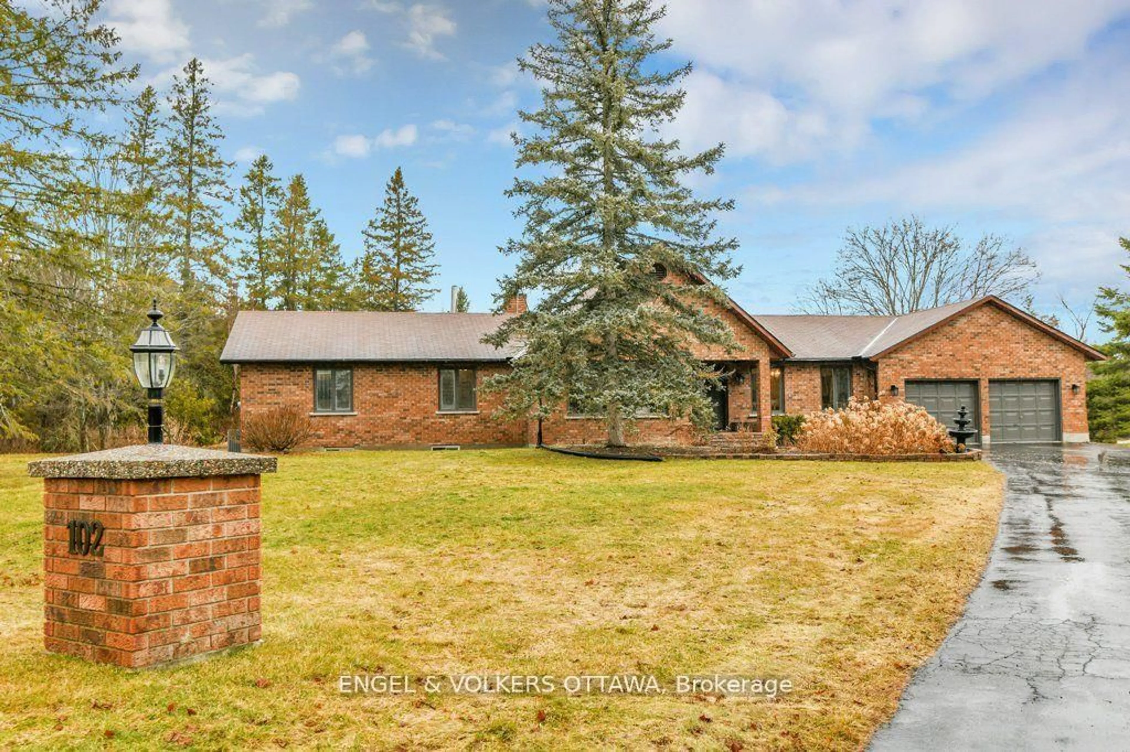 Home with brick exterior material, street for 102 Delaney Dr, Carp Ontario K0A 1L0