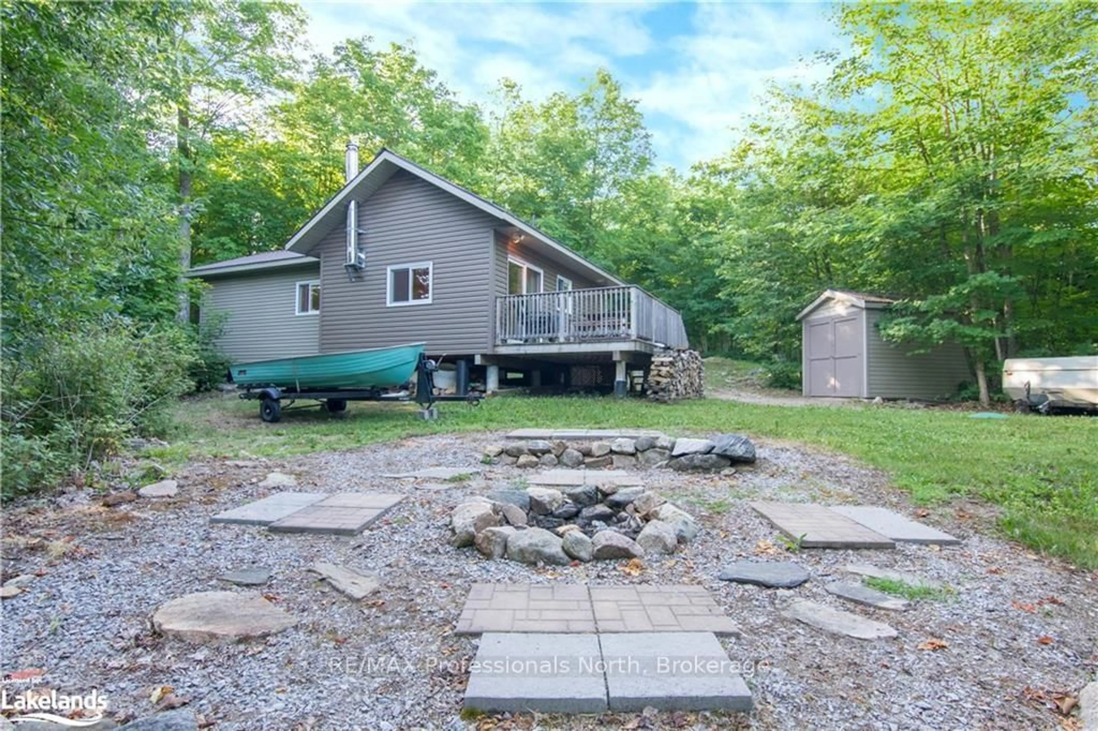 Patio, water/lake/river/ocean view for 1145 Chelsea Lane, Algonquin Highlands Ontario K0M 1J1