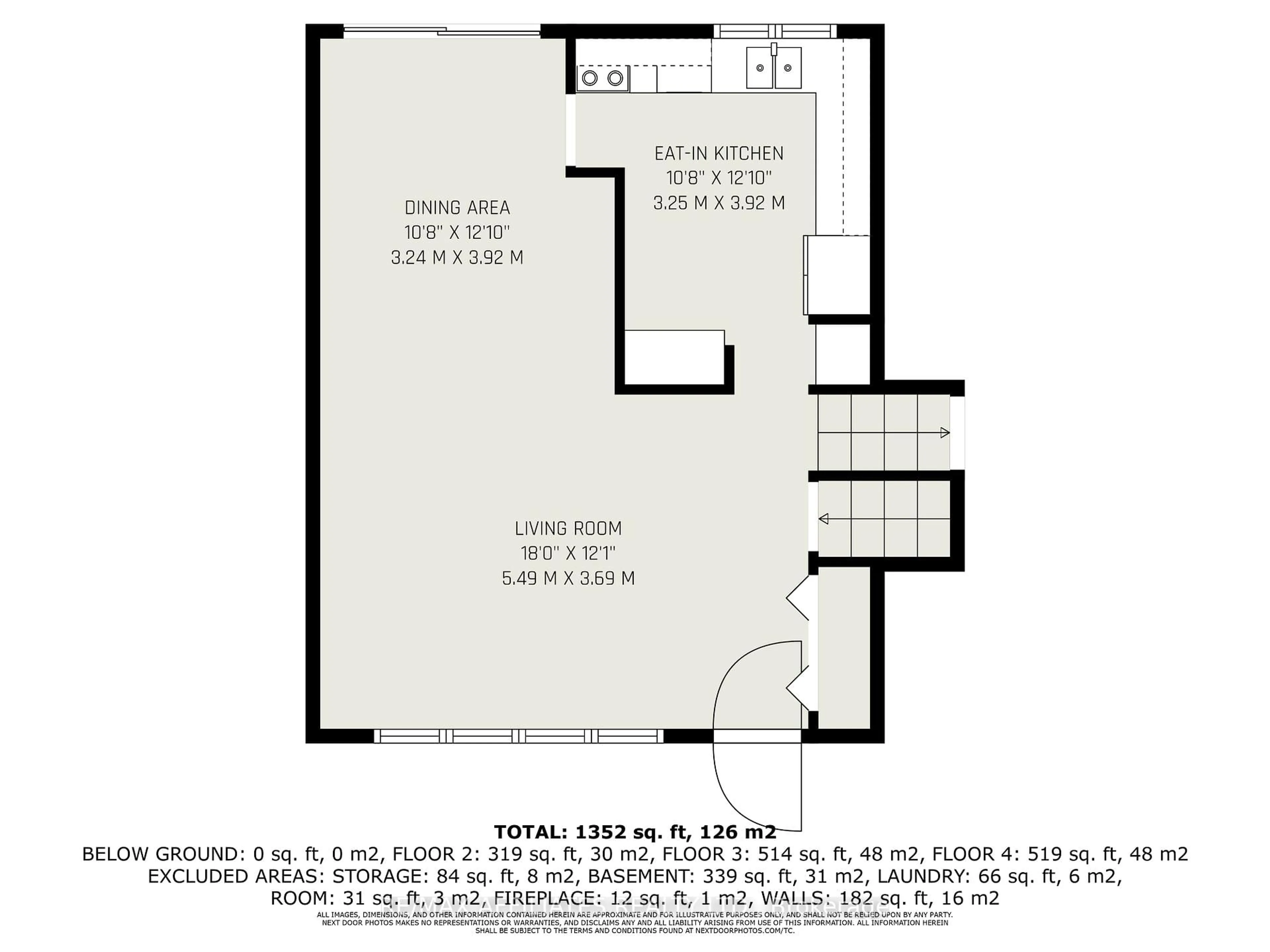 Floor plan for 12 Ross St, Smiths Falls Ontario K7A 4V6