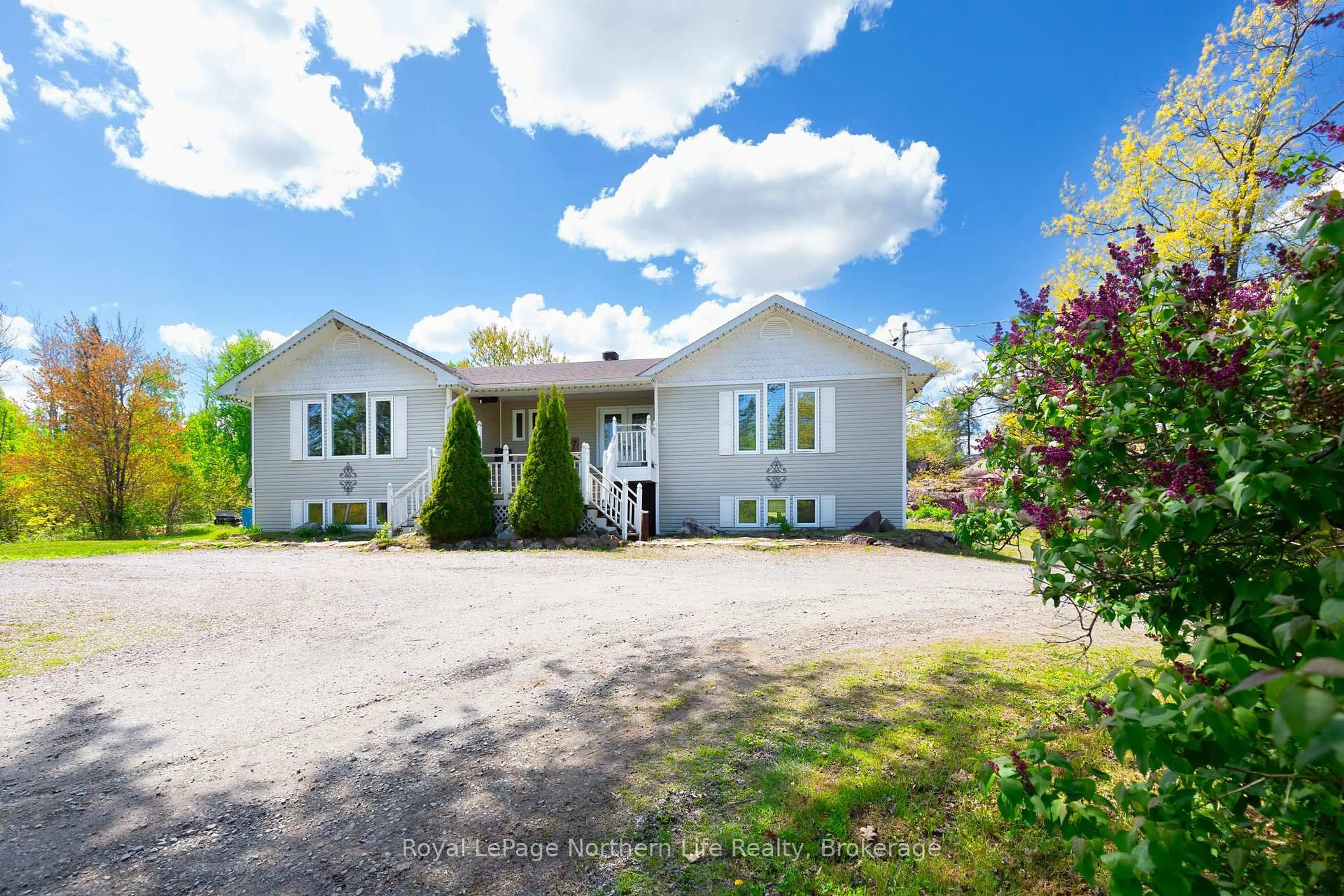 A pic from outside/outdoor area/front of a property/back of a property/a pic from drone, unknown for 31 Arbour Rd, West Nipissing Ontario P0H 1R0