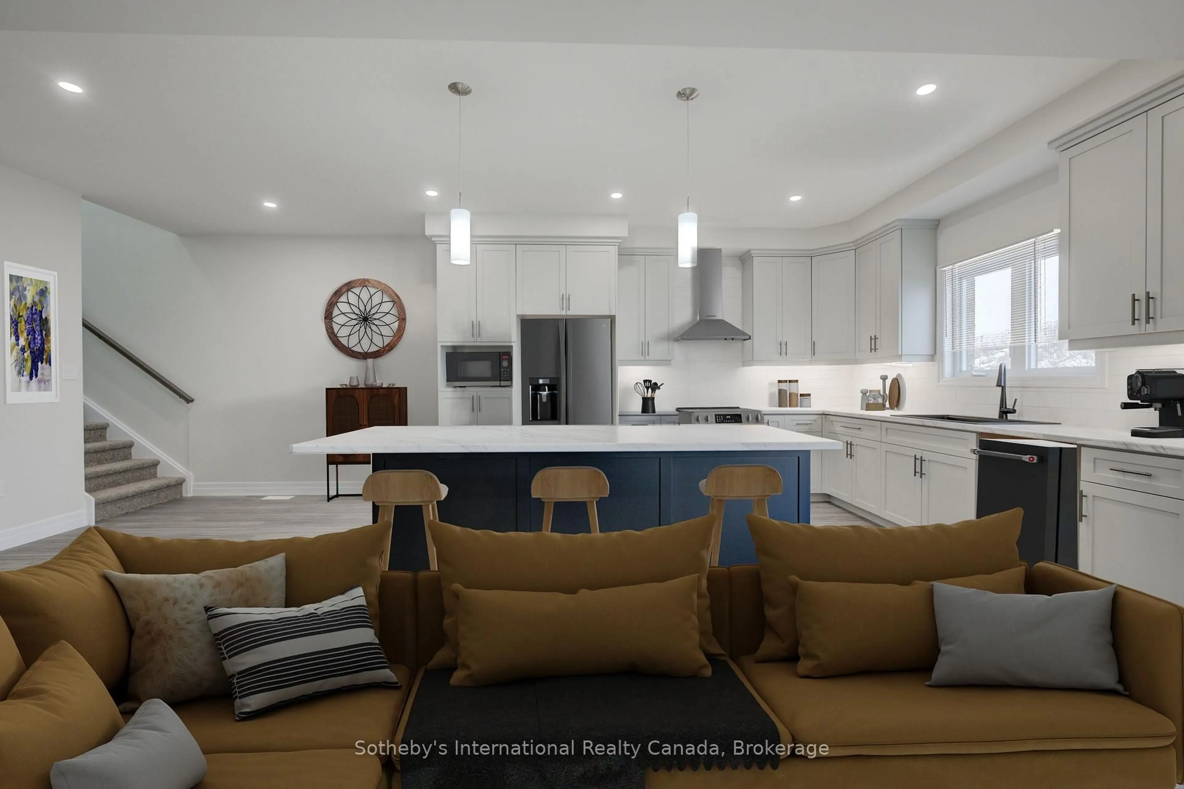 Open concept kitchen, unknown for 648 Wray St, North Perth Ontario N4W 3K9