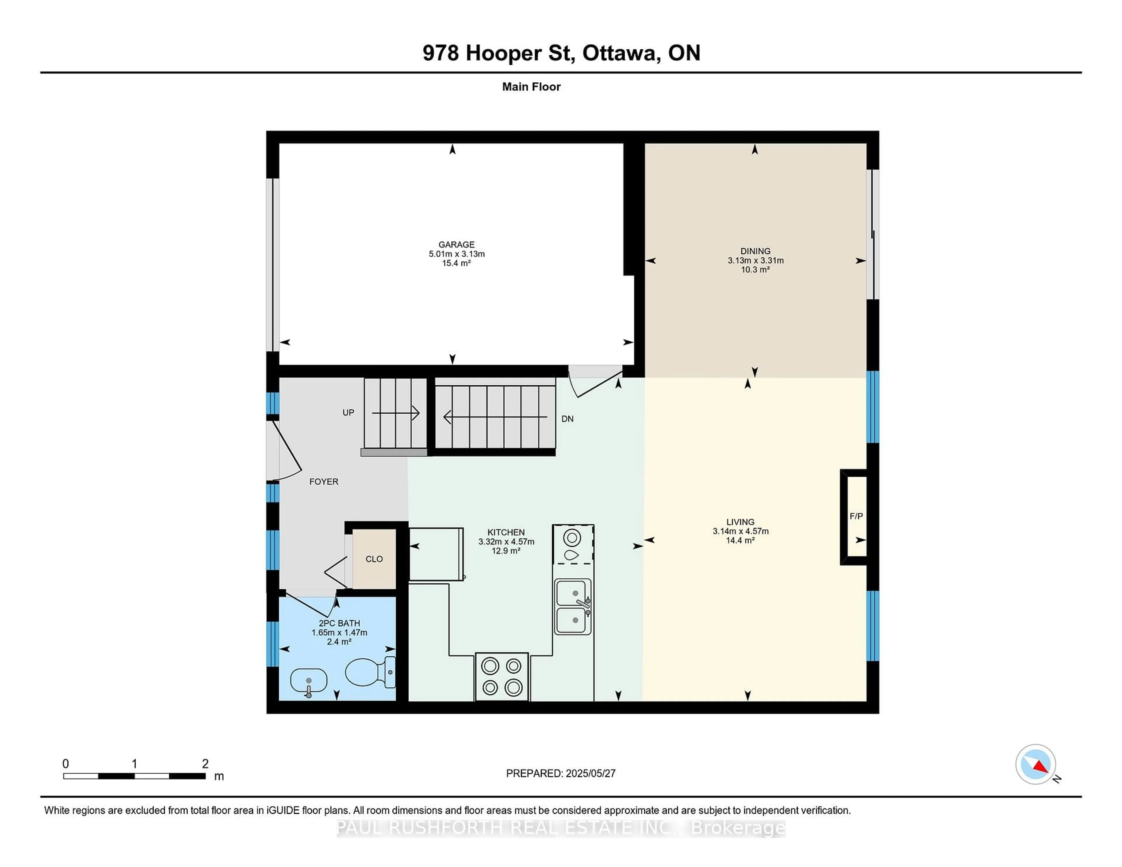Floor plan for 978 Hooper St, Ottawa Ontario K1Z 6K2