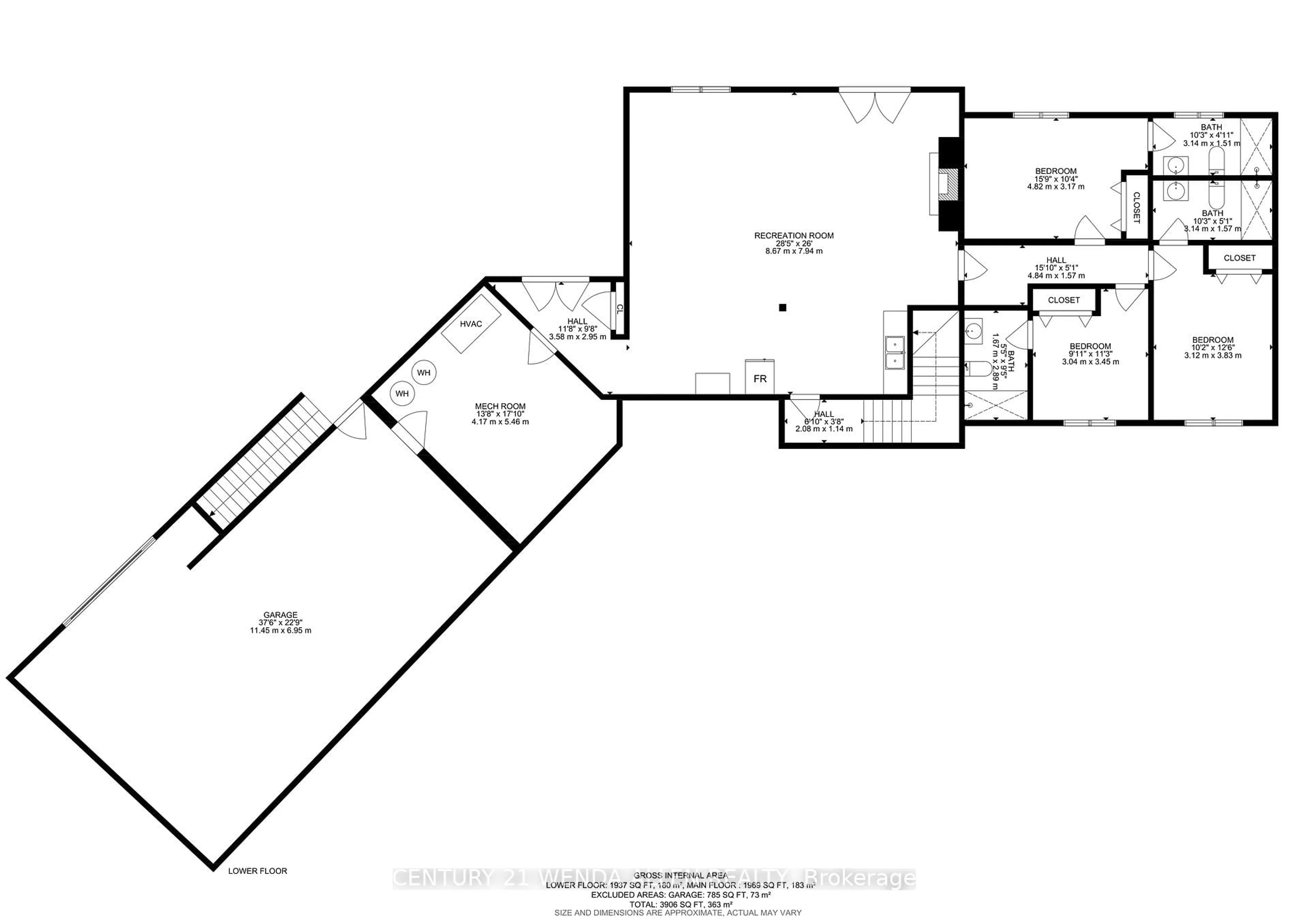 Floor plan for 511 Brethour Rd, Bancroft Ontario K0L 1C0