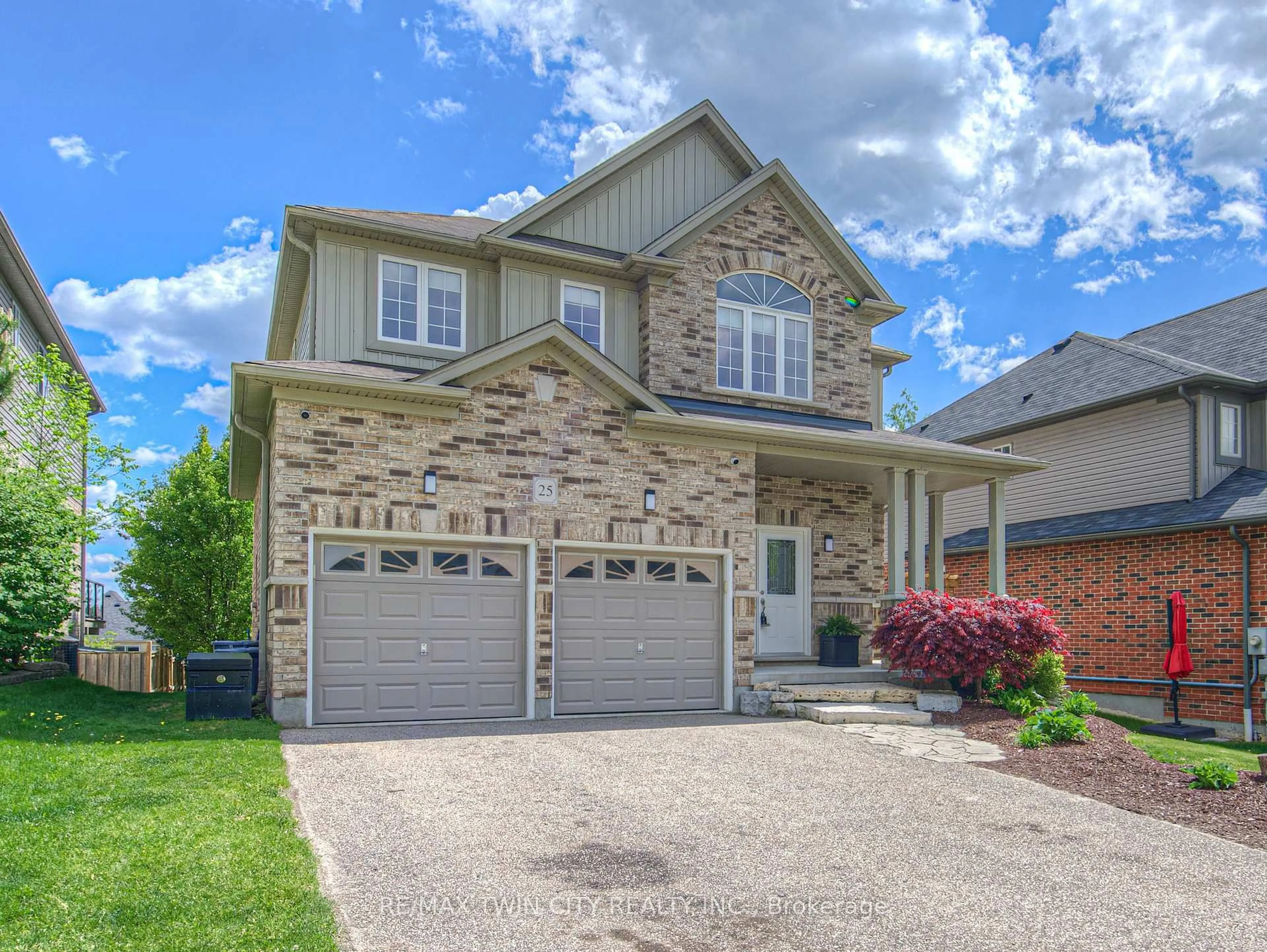Home with brick exterior material, street for 25 Howard Marshall St, North Dumfries Ontario N0B 1E0