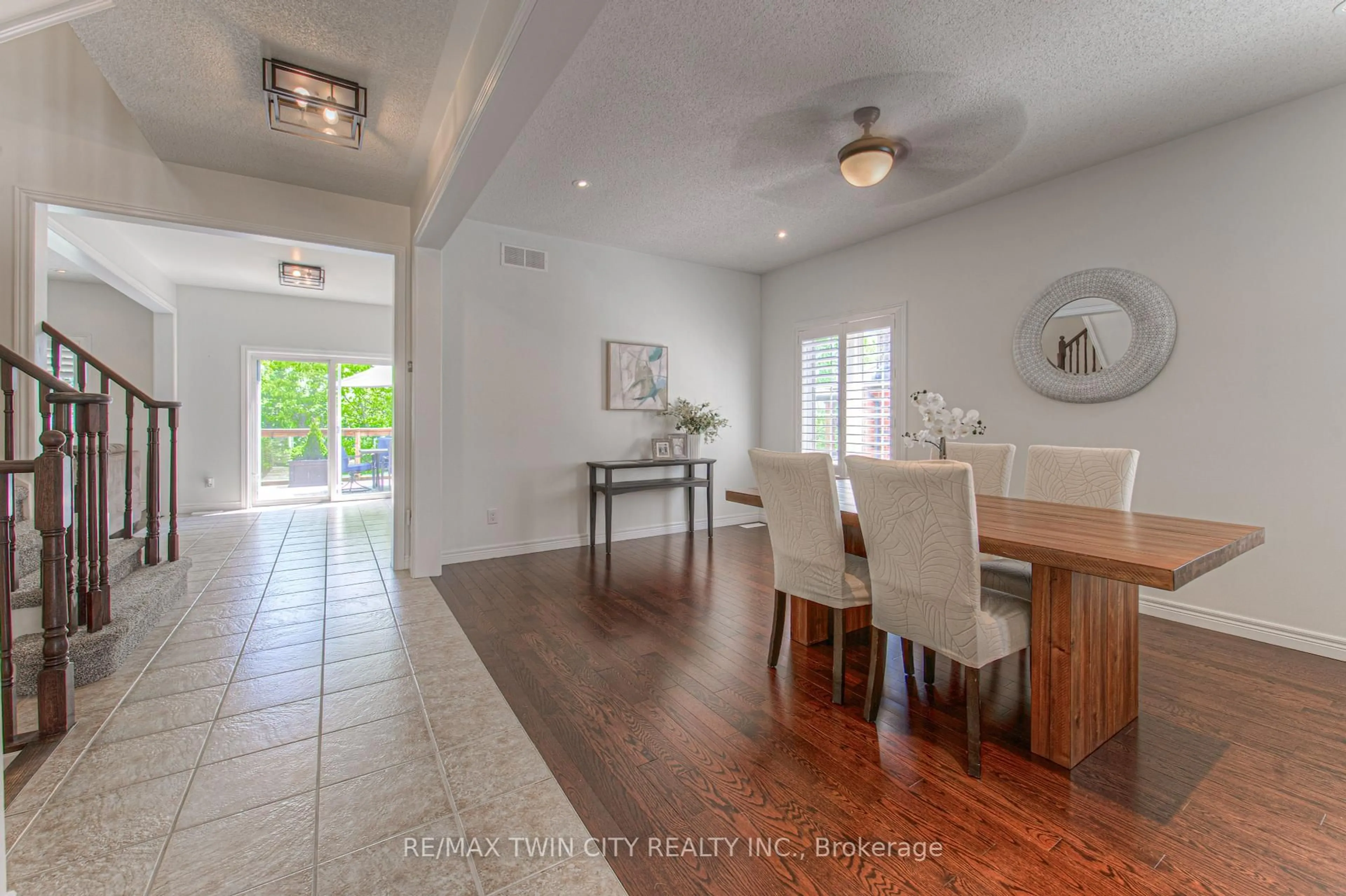 Dining room, ceramic/tile floor for 25 Howard Marshall St, North Dumfries Ontario N0B 1E0