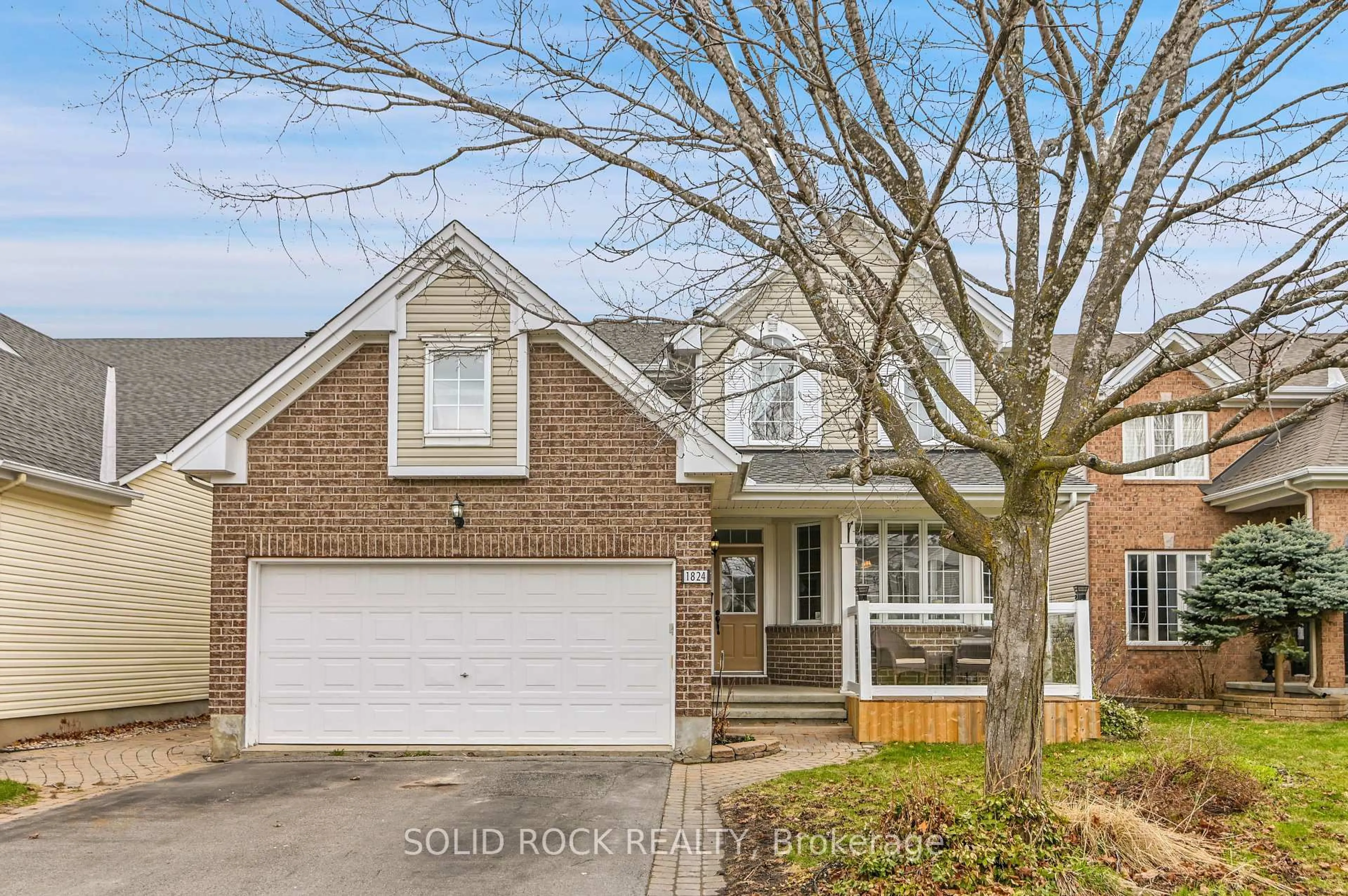Home with brick exterior material, street for 1824 McCallum Dr, Ottawa Ontario K4A 3T7