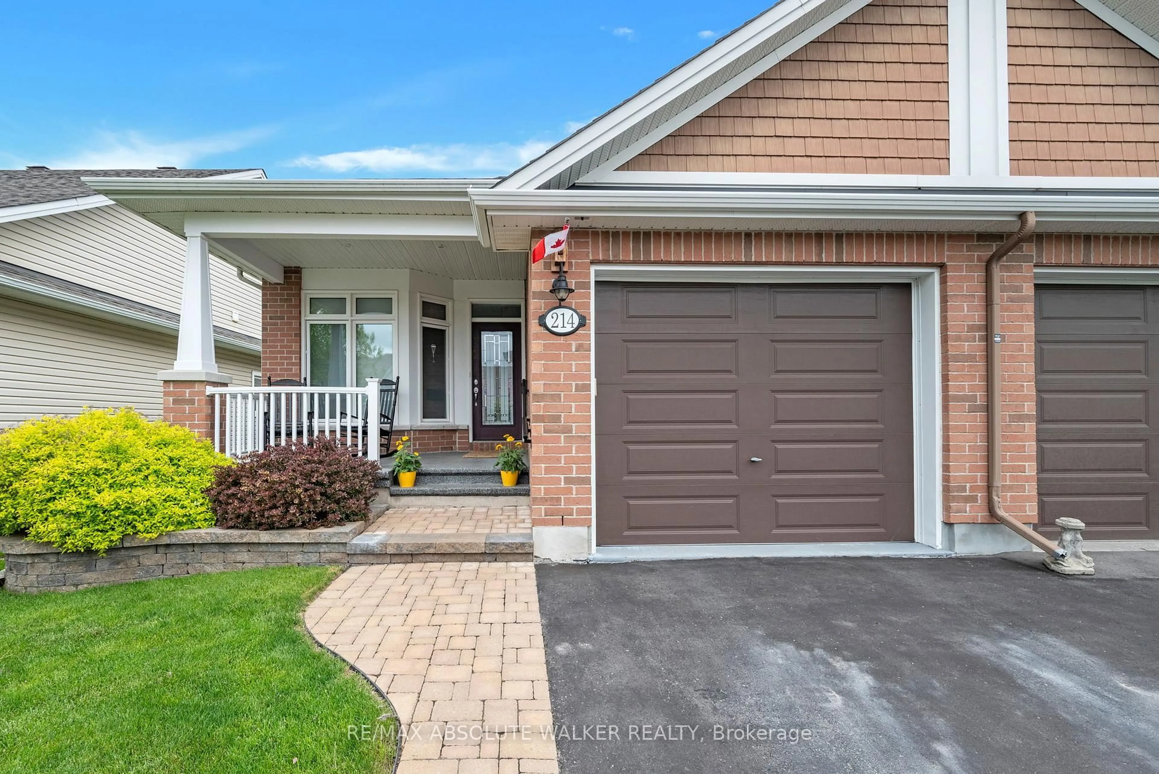 Home with brick exterior material, street for 214 Voie De Brouage Way, Ottawa Ontario K4A 0Y5