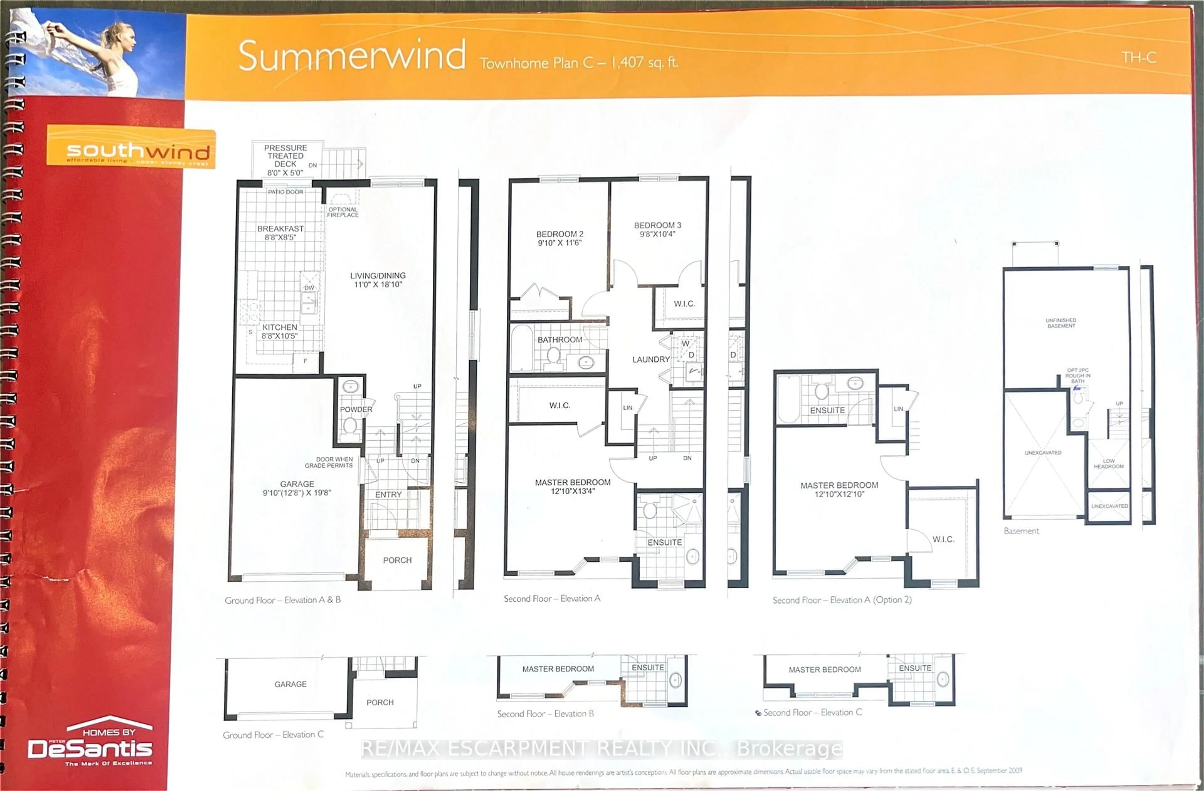Floor plan for 121 Bankfield Cres, Hamilton Ontario L8J 0B9