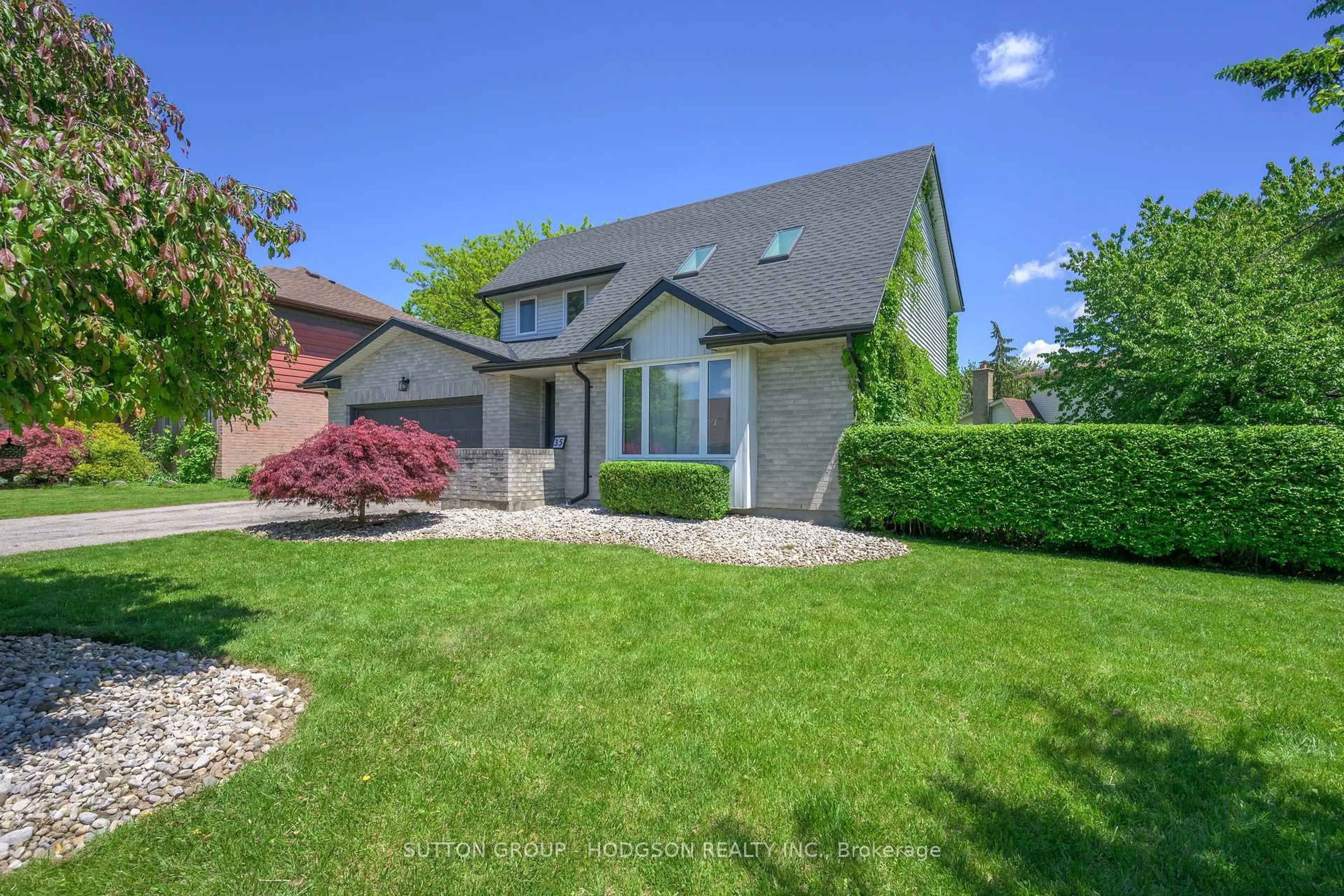 Home with brick exterior material, street for 35 Parkside Cres, London South Ontario N6C 5M2