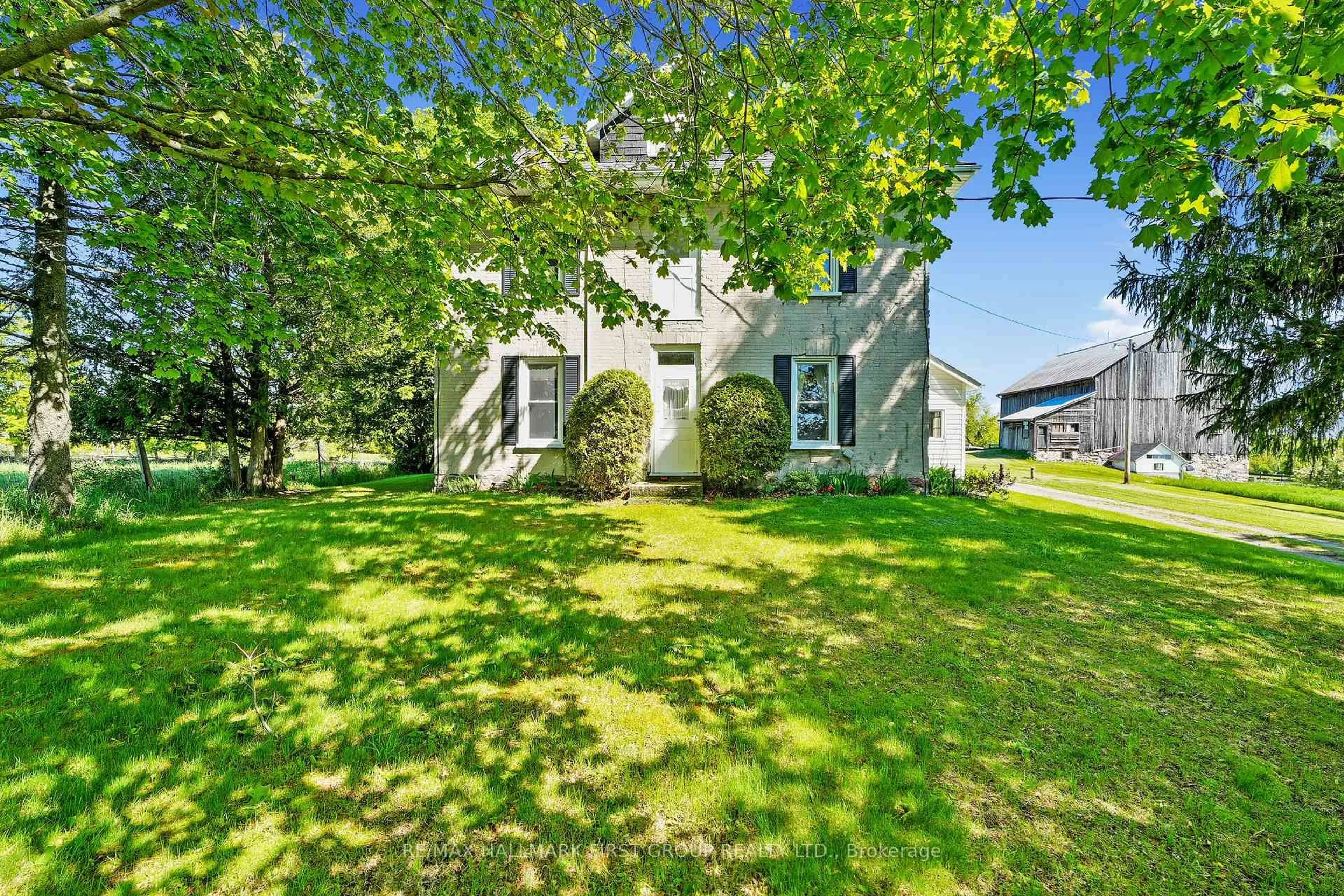 A pic from outside/outdoor area/front of a property/back of a property/a pic from drone, street for 11484 County Rd 45 Rd, Trent Hills Ontario K0L 1Y0
