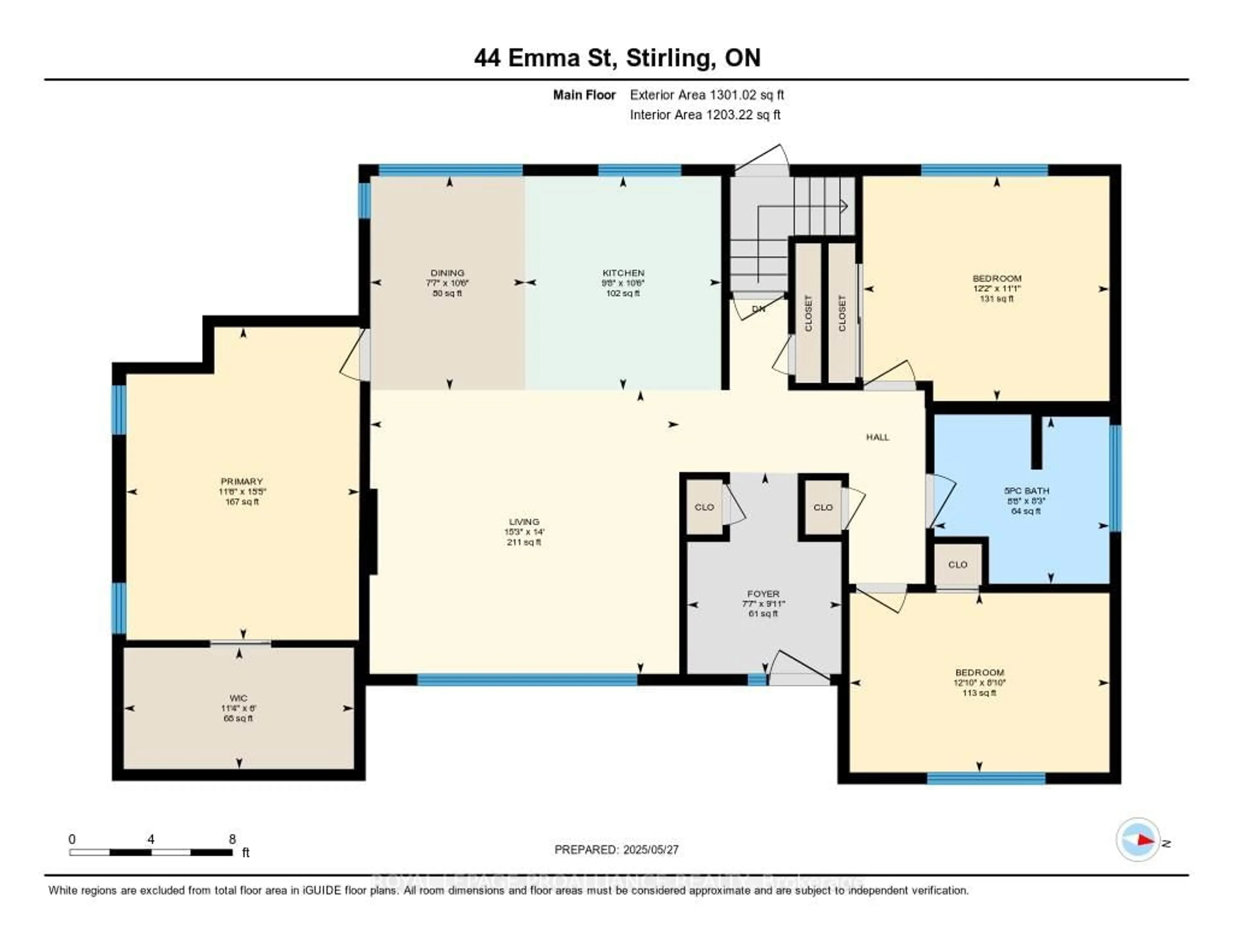 Floor plan for 44 Emma St, Stirling Ontario K0K 3E0