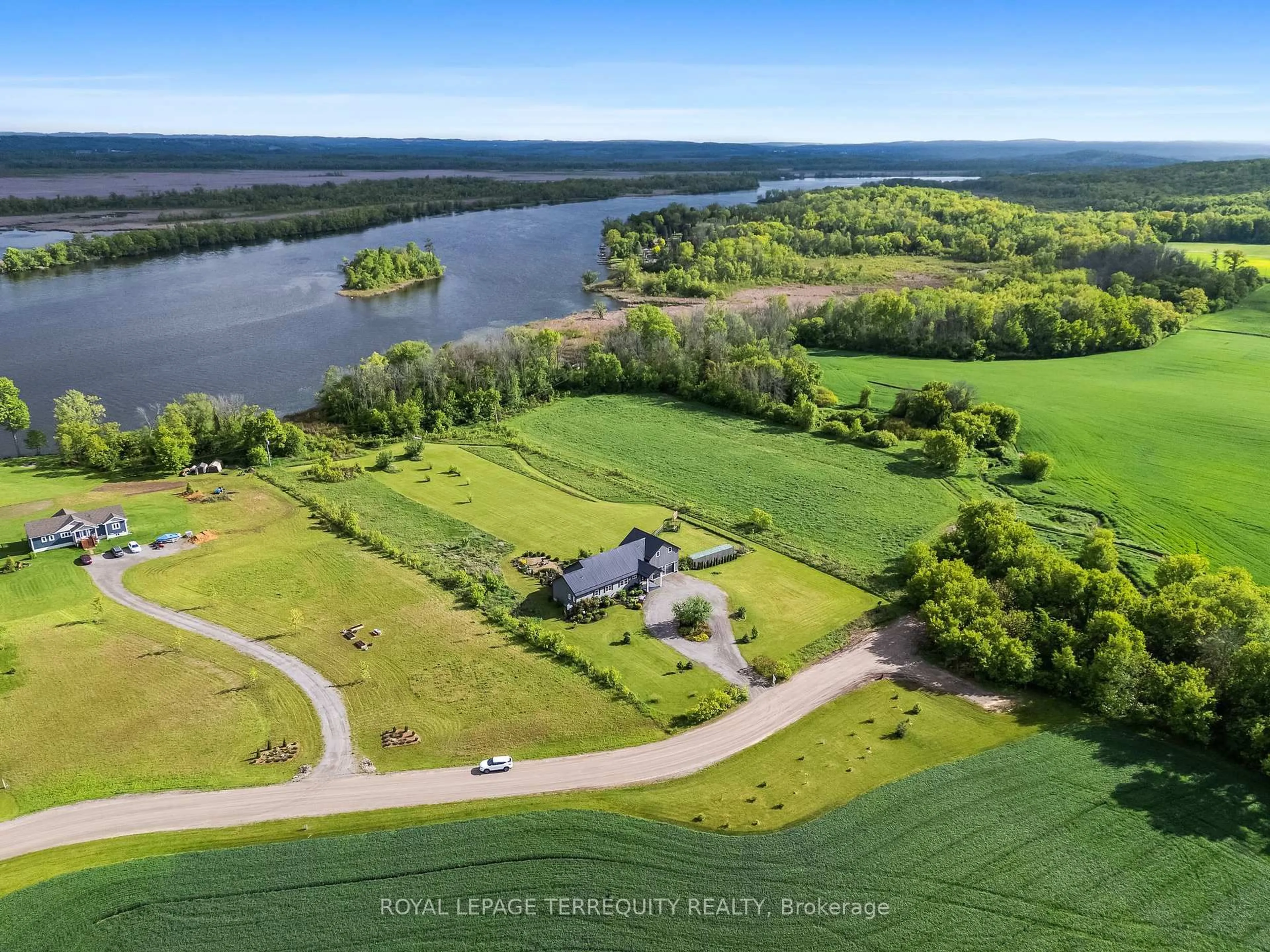 A pic from outside/outdoor area/front of a property/back of a property/a pic from drone, water/lake/river/ocean view for 571 Catchmore Rd, Trent Hills Ontario K0L 1L0