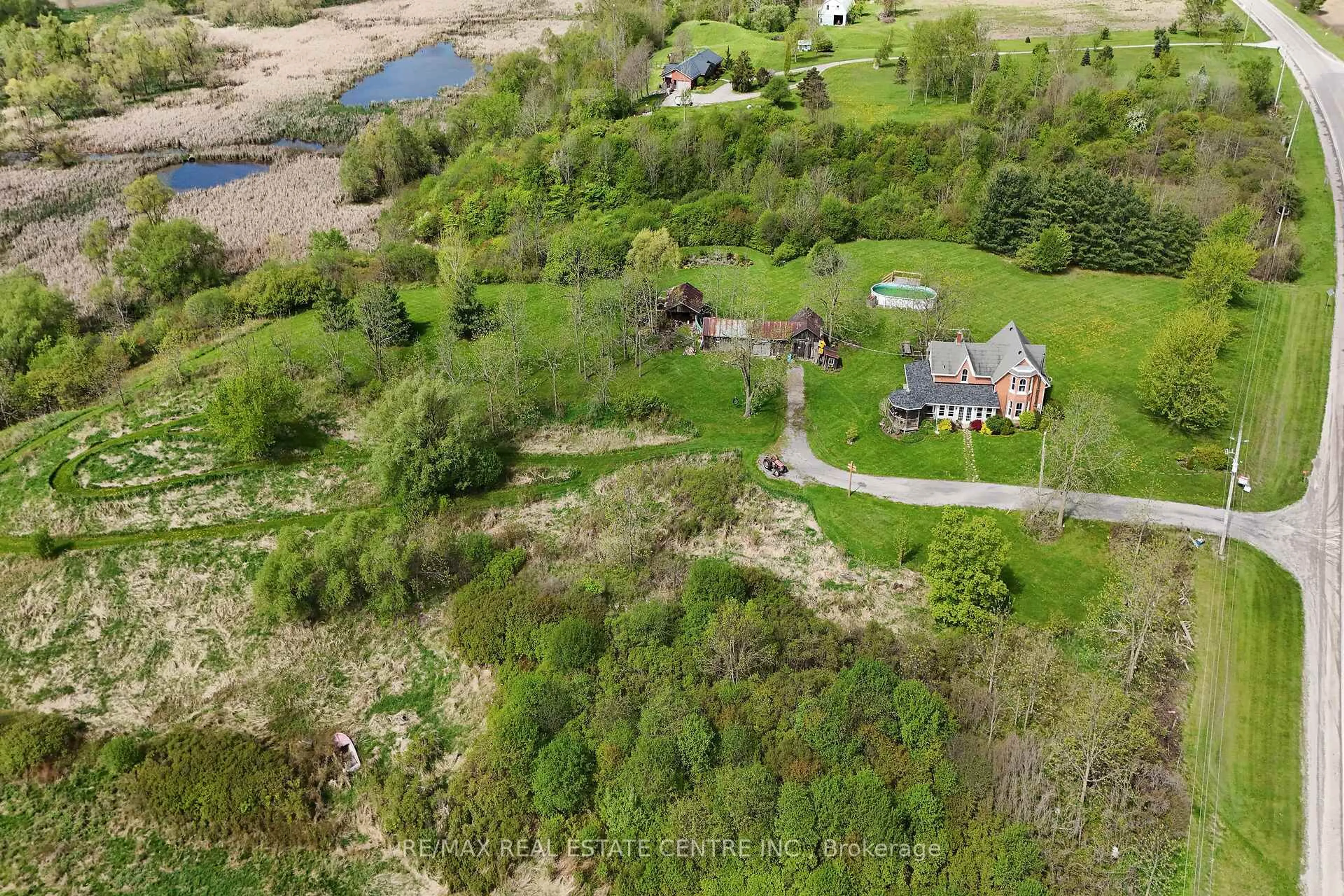 A pic from outside/outdoor area/front of a property/back of a property/a pic from drone, water/lake/river/ocean view for 1131 Haldimand Road 17 N/A, Haldimand Ontario N0A 1E0