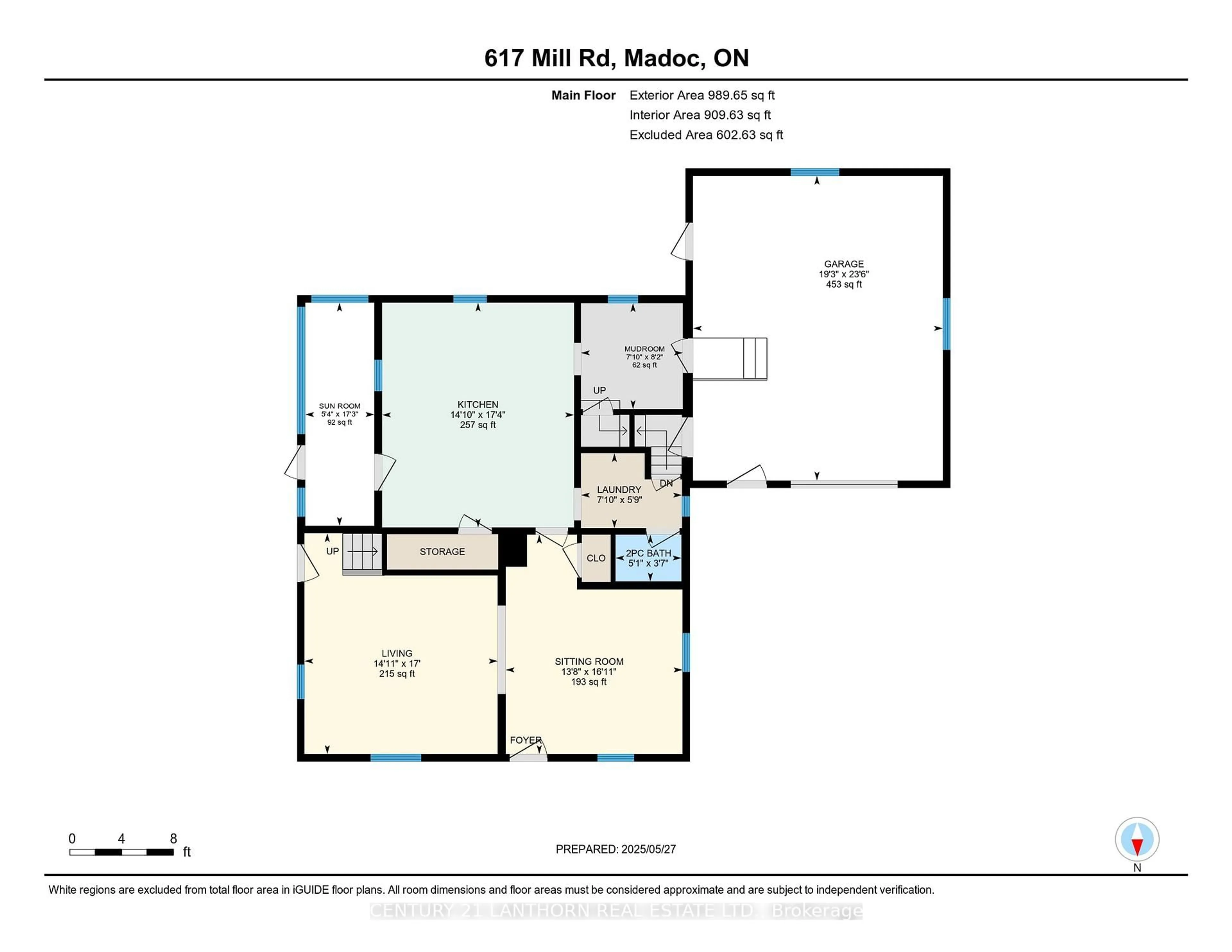 Floor plan for 617 Mill Rd, Madoc Ontario K0K 2K0
