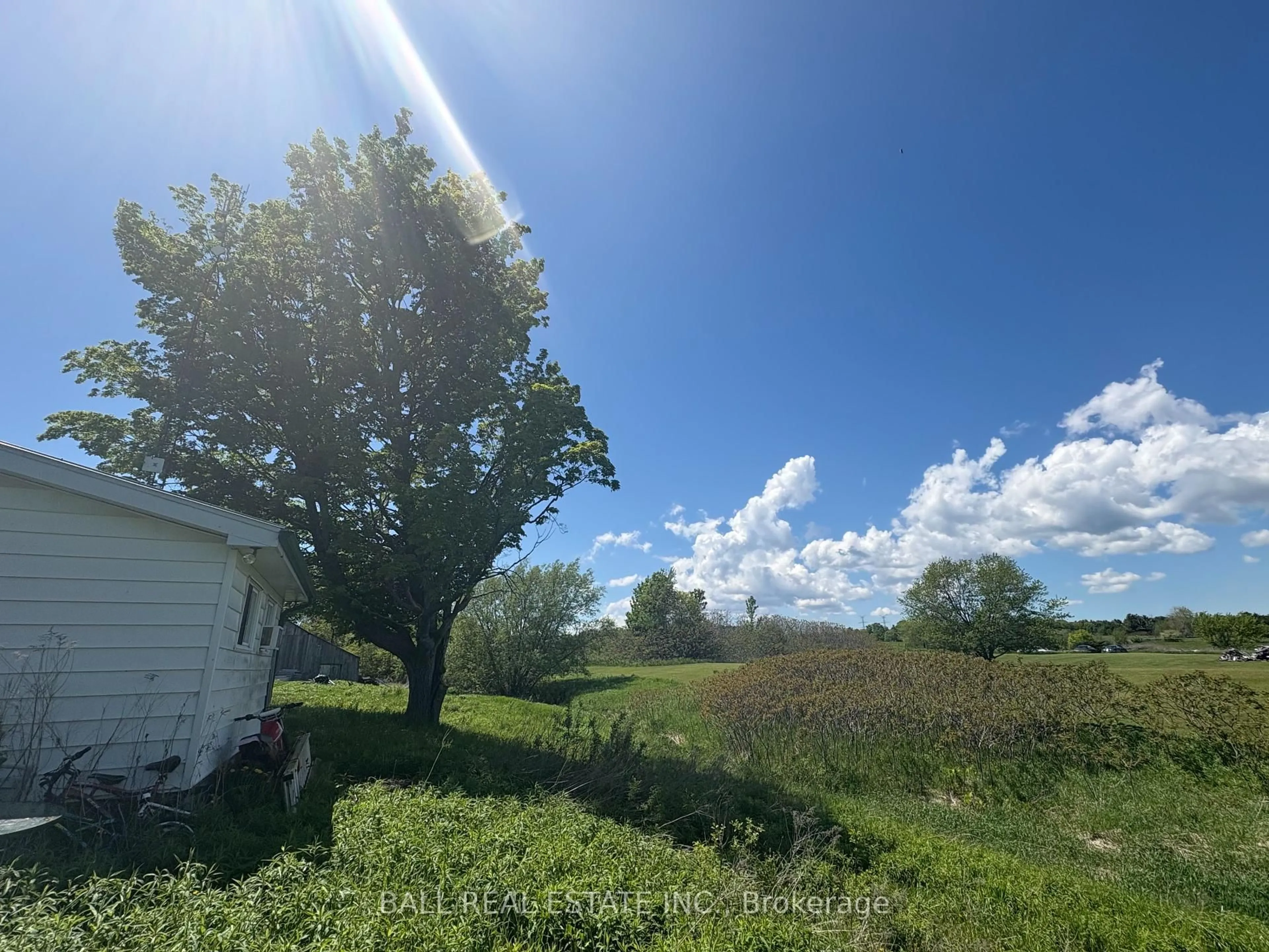A pic from outside/outdoor area/front of a property/back of a property/a pic from drone, forest/trees view for 1974 County Road 2, Port Hope Ontario L1A 3V7