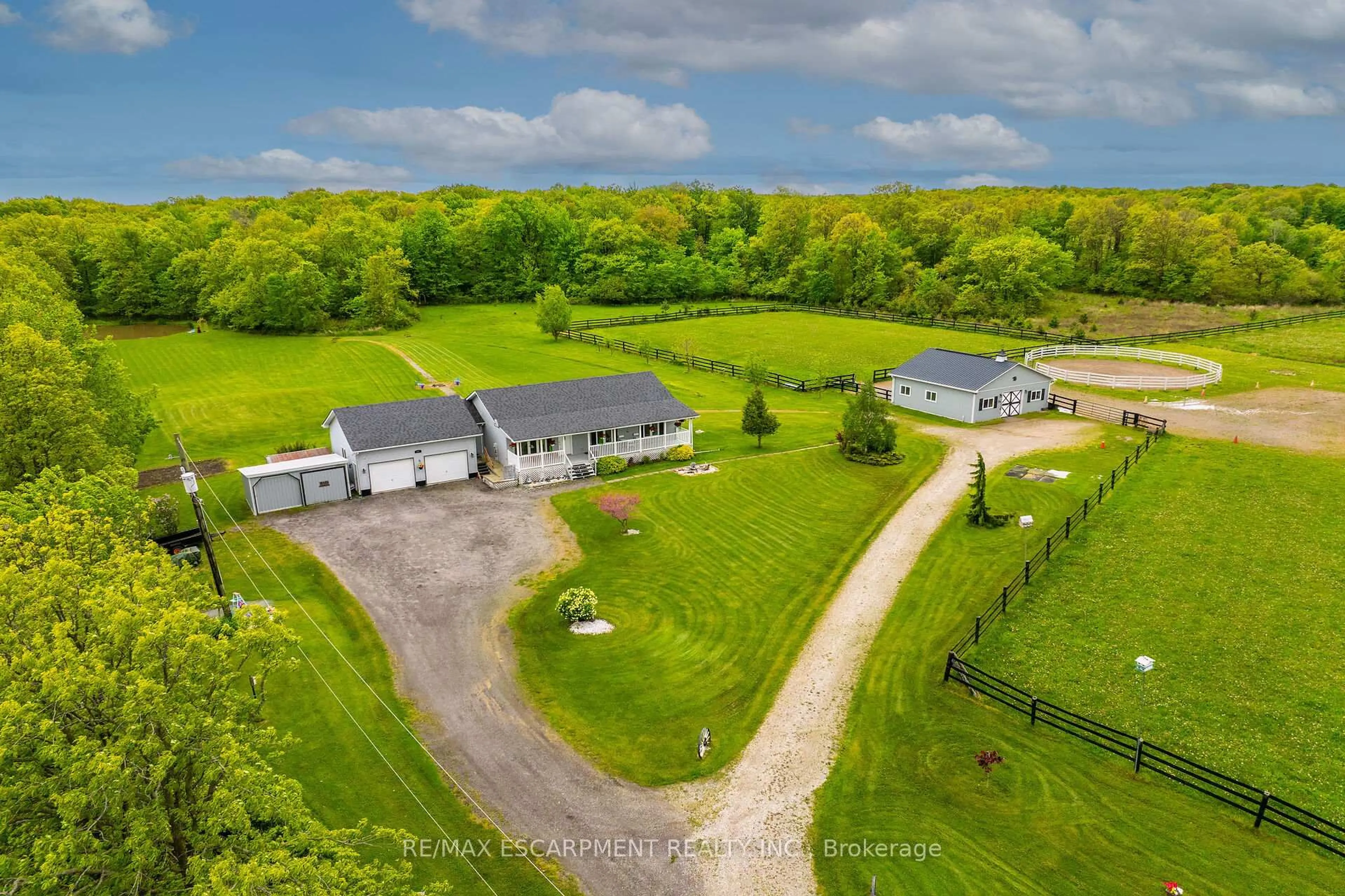 A pic from outside/outdoor area/front of a property/back of a property/a pic from drone, unknown for 726 Indiana Rd, Haldimand Ontario N0A 1C0