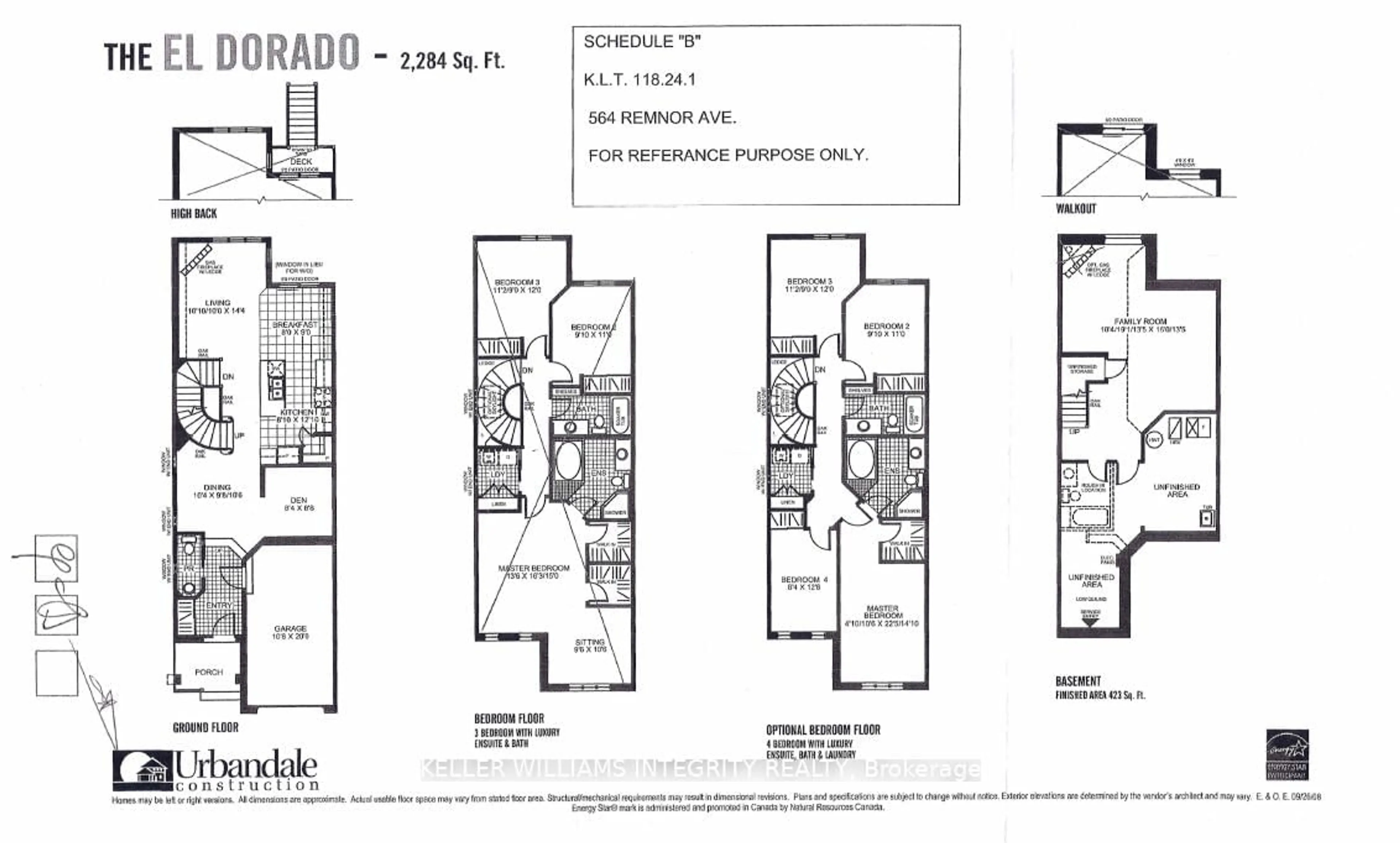 Floor plan for 564 Remnor Ave, Ottawa Ontario K2T 0A5