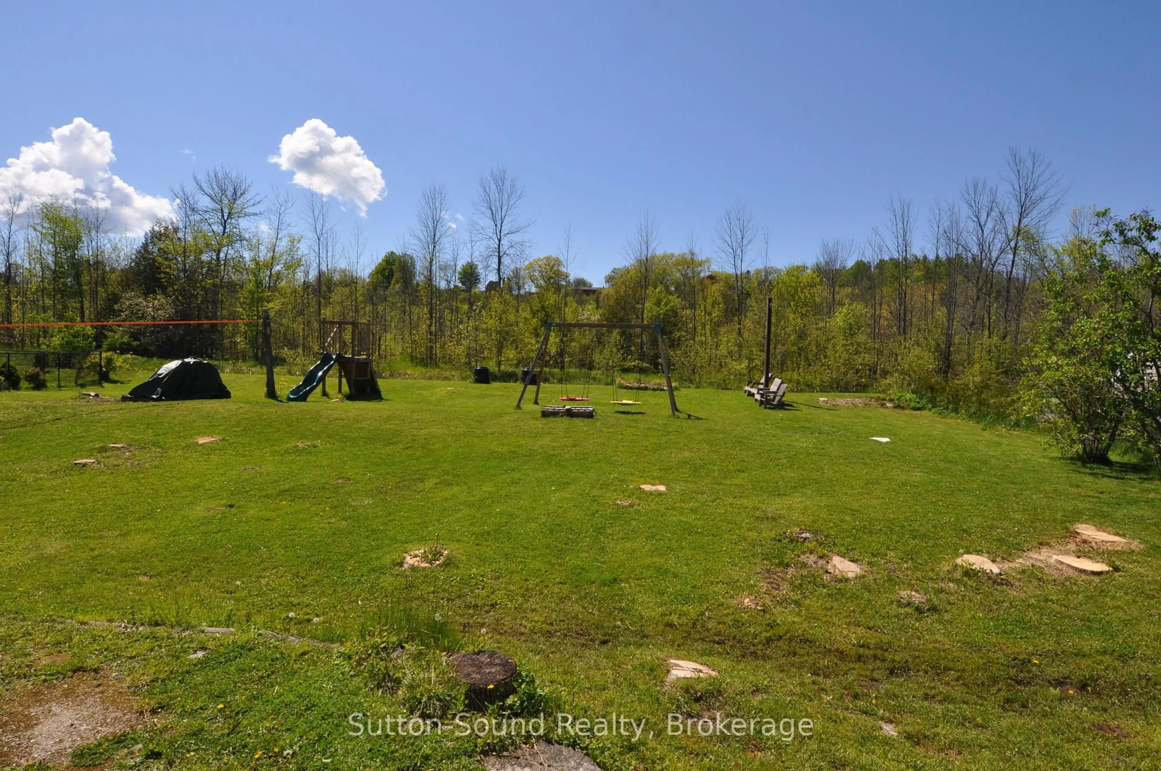A pic from outside/outdoor area/front of a property/back of a property/a pic from drone, forest/trees view for 444 Balmy Beach Rd, Georgian Bluffs Ontario N4K 5N4