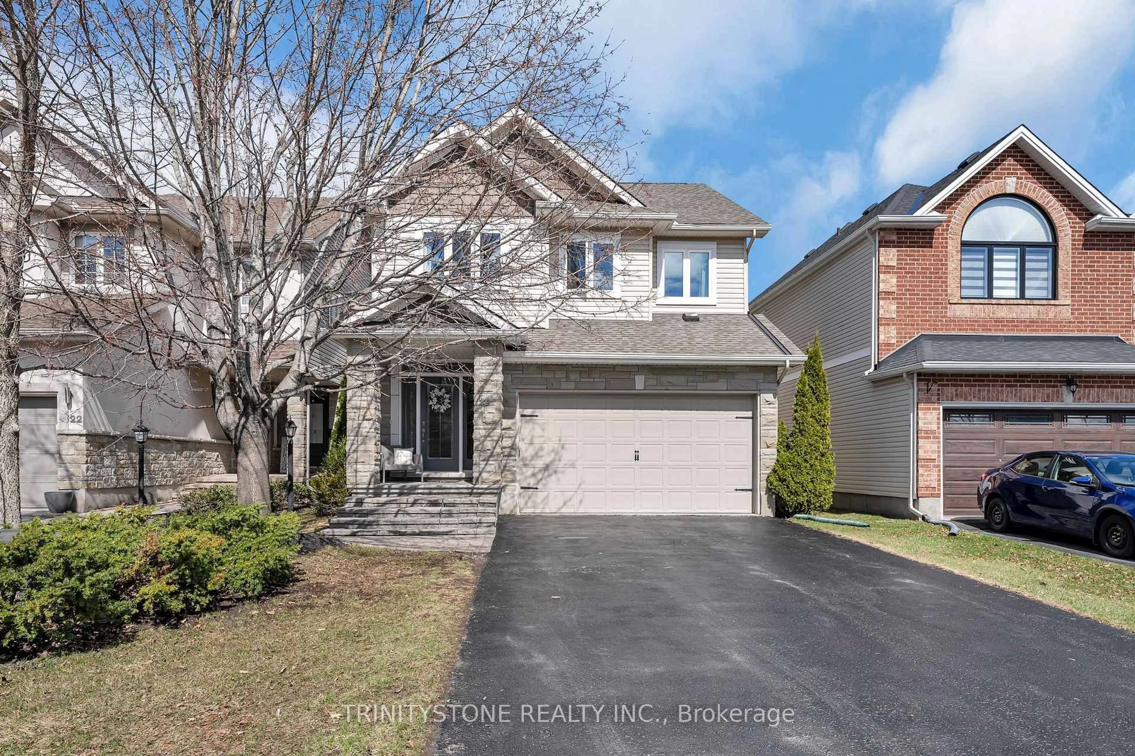 Home with brick exterior material, street for 24 Friendly Cres, Ottawa Ontario K2S 2B6