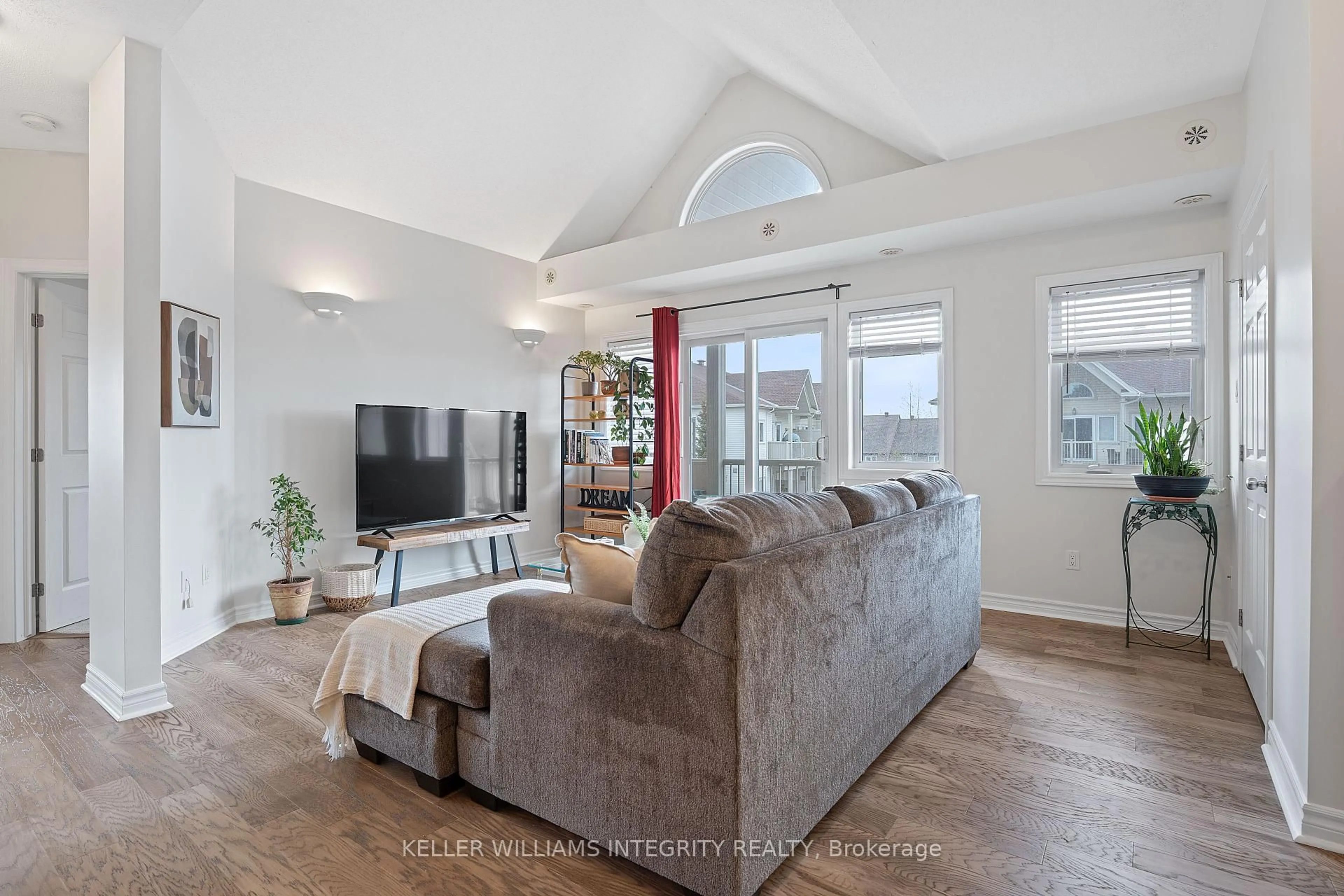 Living room with furniture, unknown for 763L Cedar Creek Dr #16, Ottawa Ontario K1T 0B3