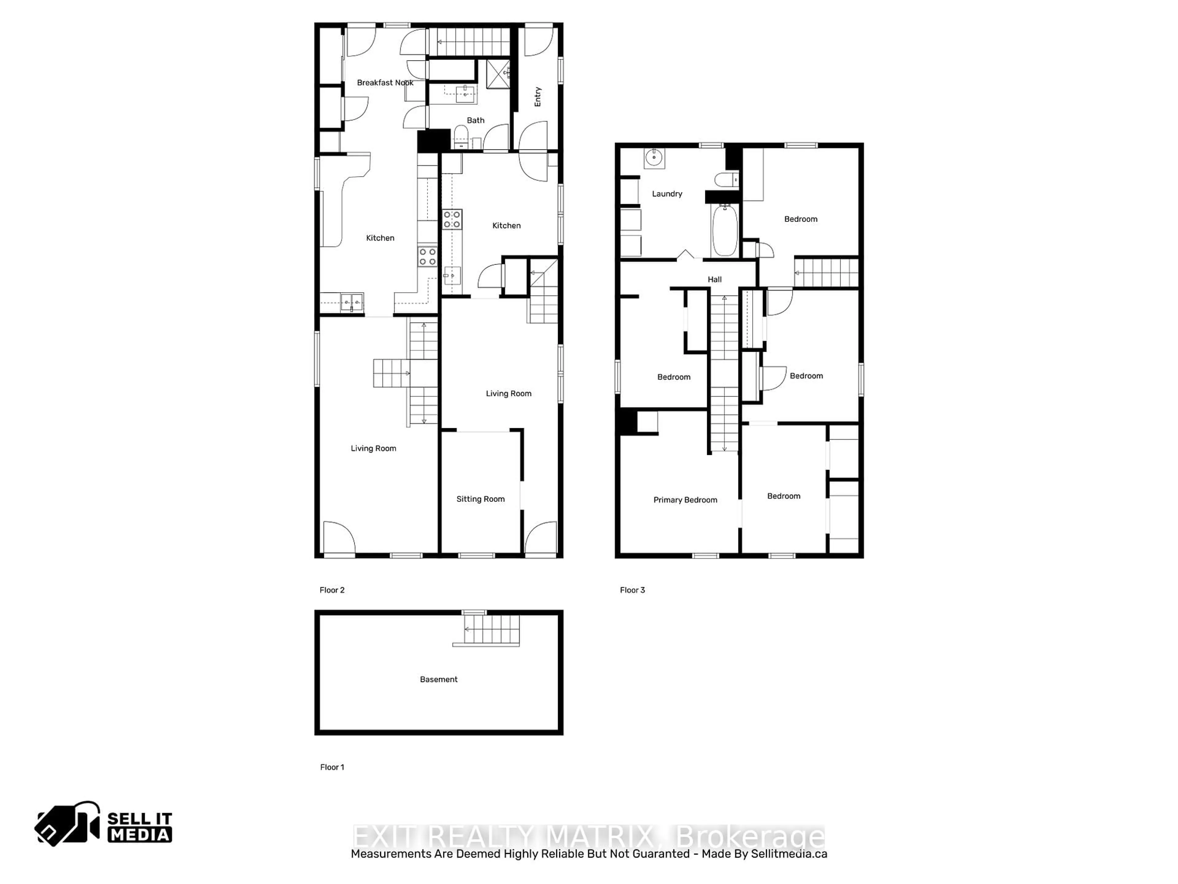 Floor plan for 235-237 Guigues Ave, Ottawa Ontario K1N 5J3