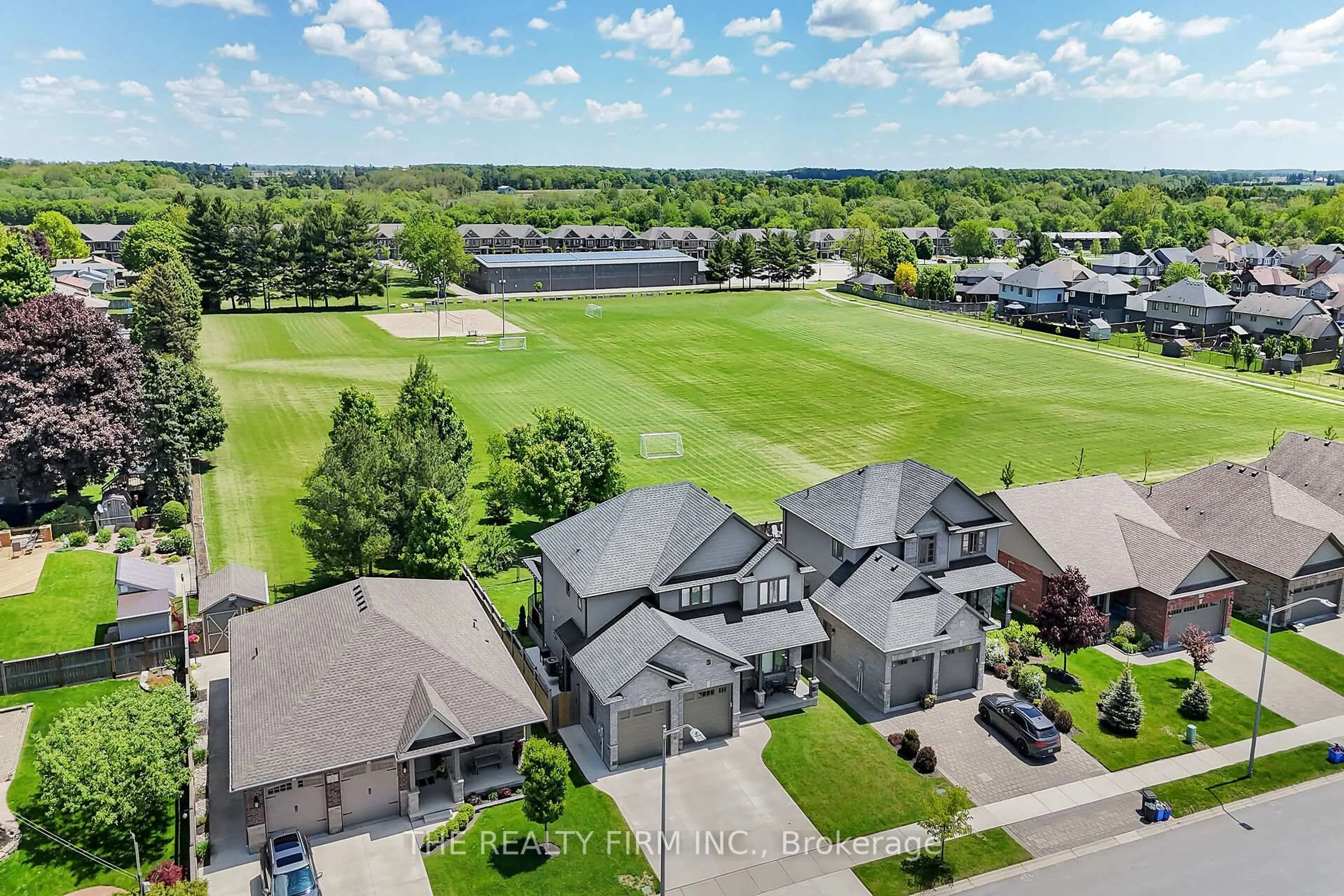 A pic from outside/outdoor area/front of a property/back of a property/a pic from drone, unknown for 67 Boyd Blvd, Zorra Ontario N0M 2M0