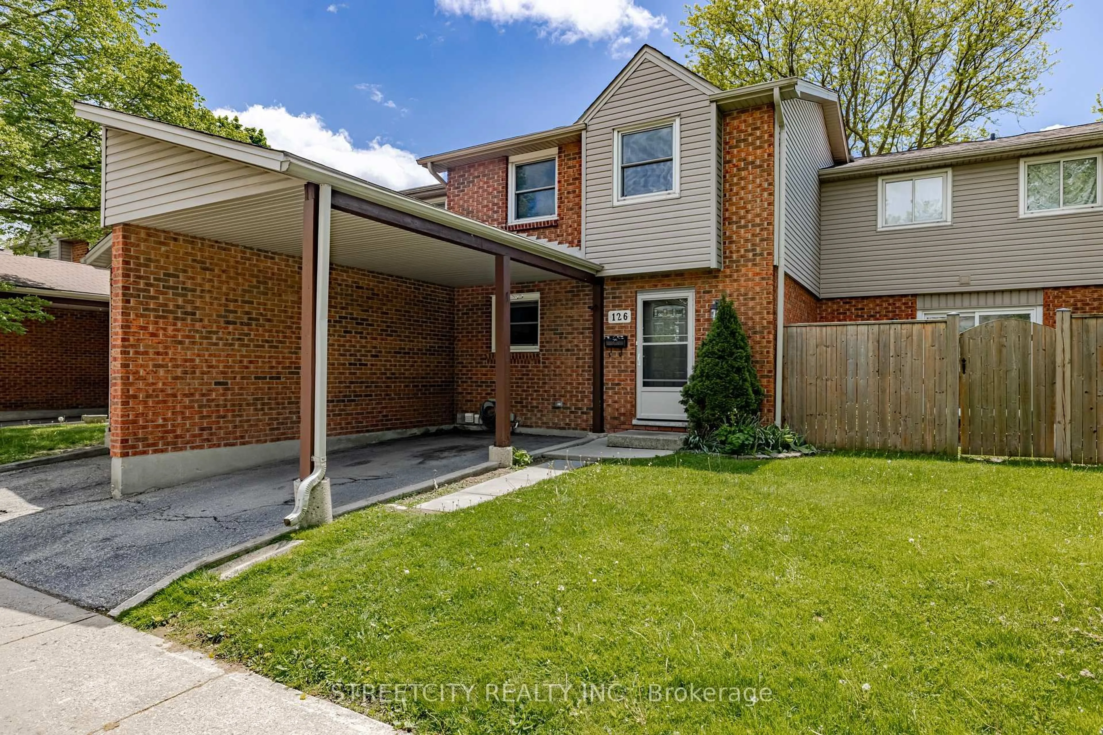 Home with brick exterior material, street for 1330 Jalna Blvd #126, London South Ontario N6E 2H7