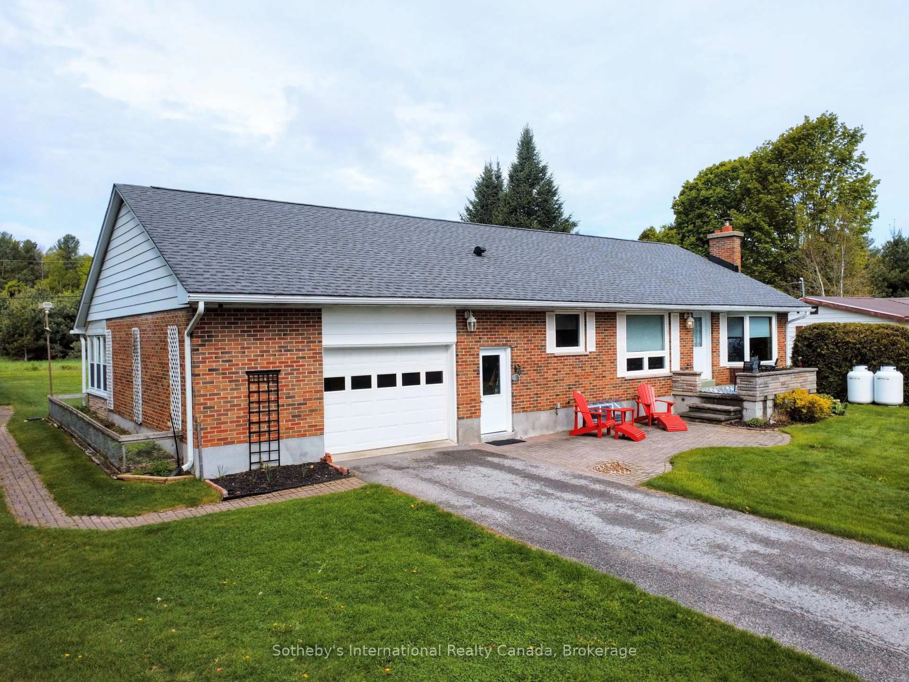 Home with brick exterior material, street for 1179 St Peters Rd, Algonquin Highlands Ontario K0M 1S0