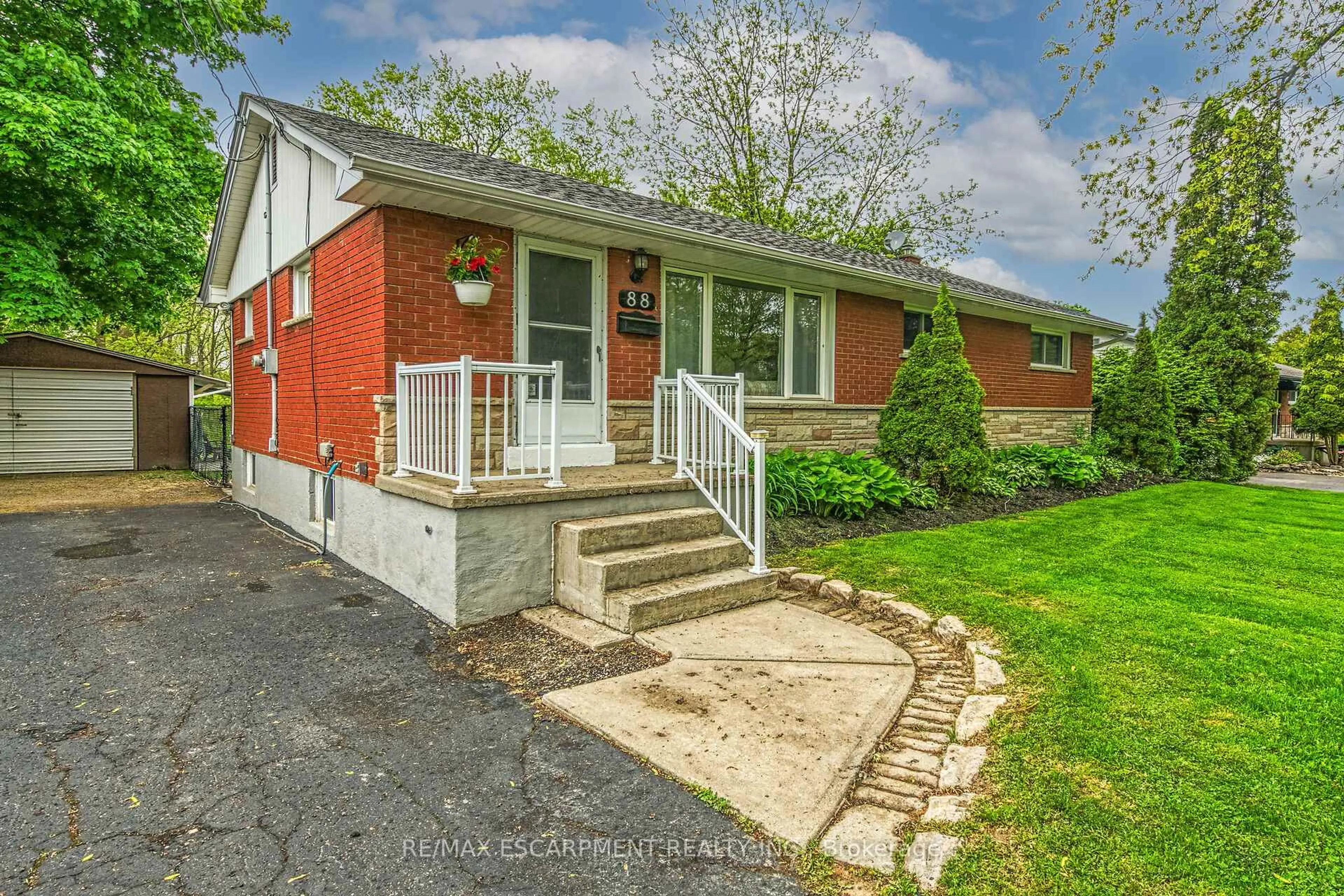Home with brick exterior material, street for 88 Aldercrest Ave, Hamilton Ontario L9B 1L4