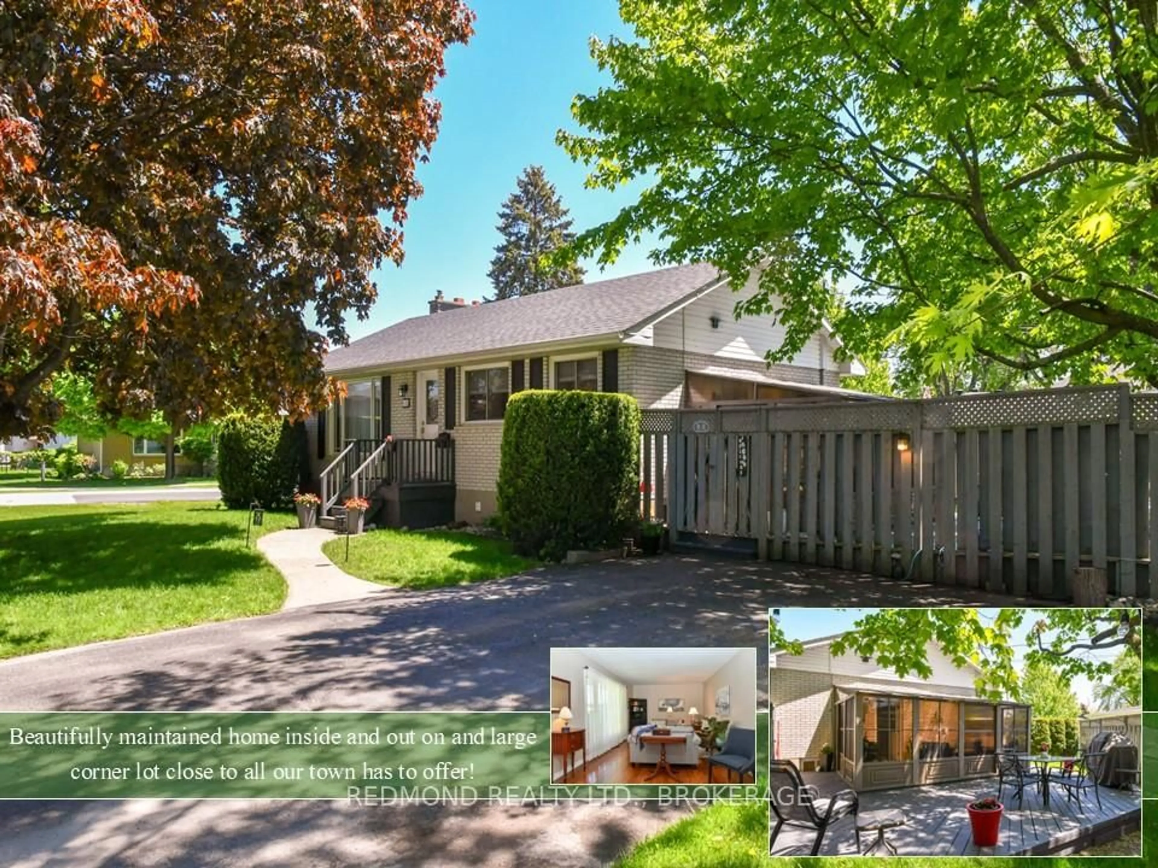 A pic from outside/outdoor area/front of a property/back of a property/a pic from drone, street for 475 Pine St, Gananoque Ontario K7G 1E4