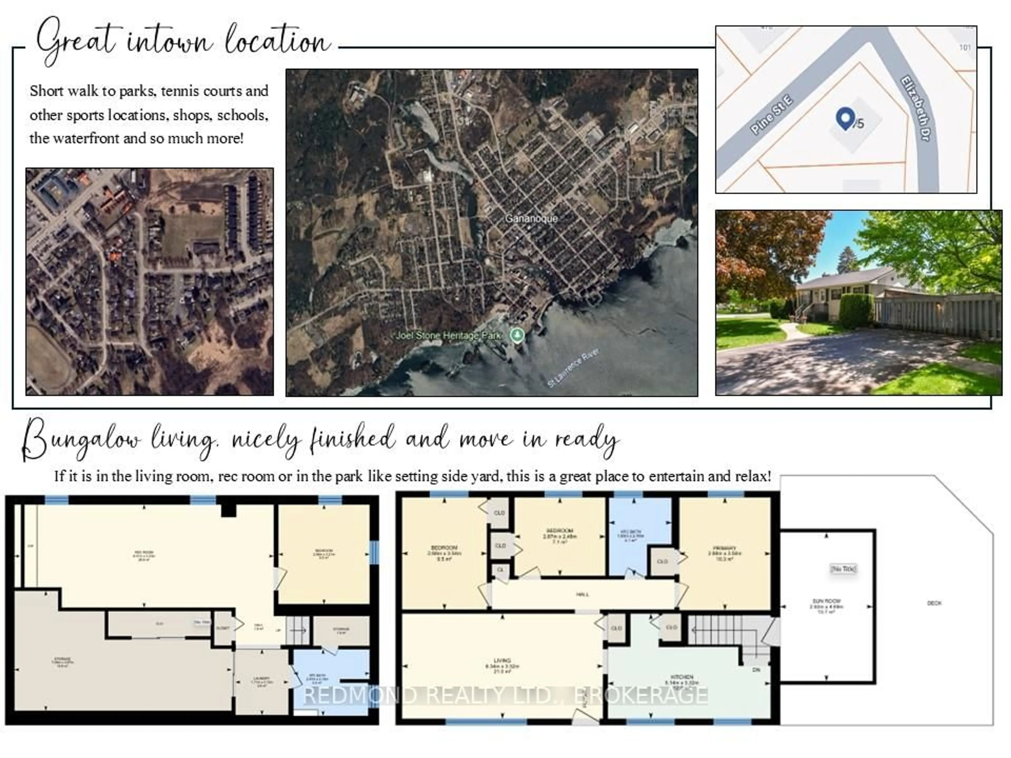 Floor plan for 475 Pine St, Gananoque Ontario K7G 1E4
