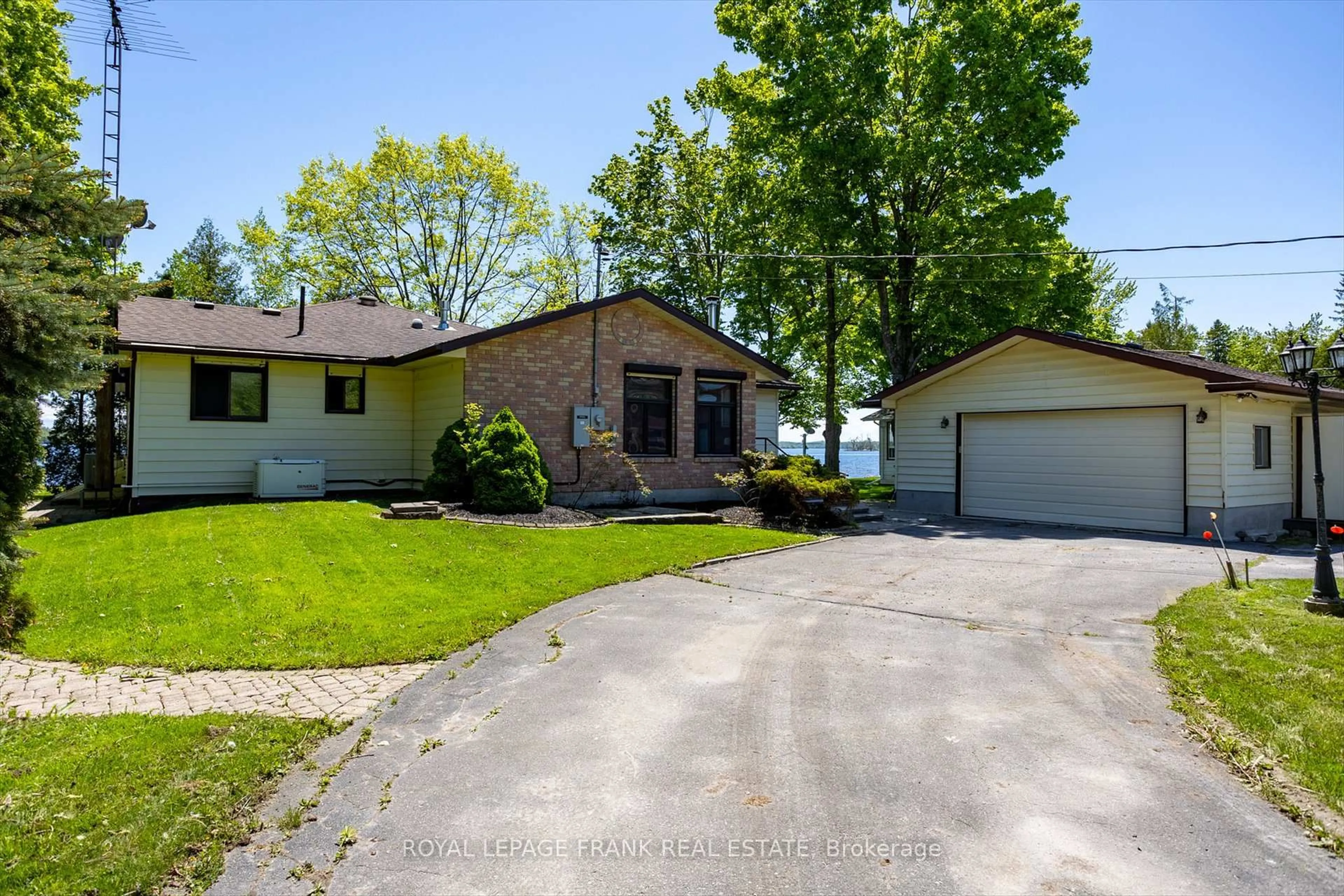 A pic from outside/outdoor area/front of a property/back of a property/a pic from drone, water/lake/river/ocean view for 3 Clonsilla Dr, Kawartha Lakes Ontario K0M 1A0