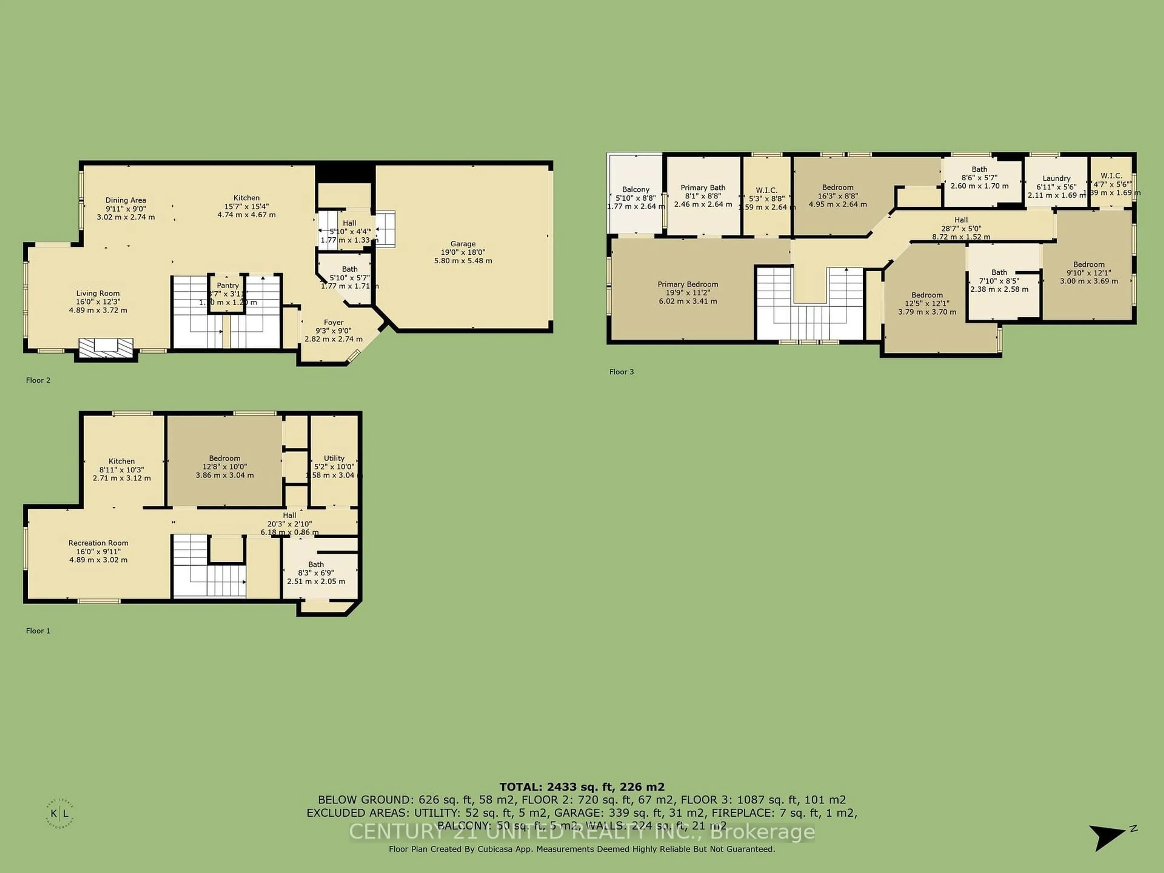 Floor plan for 311 Mullighan Gdns, Peterborough North Ontario K9K 0H2