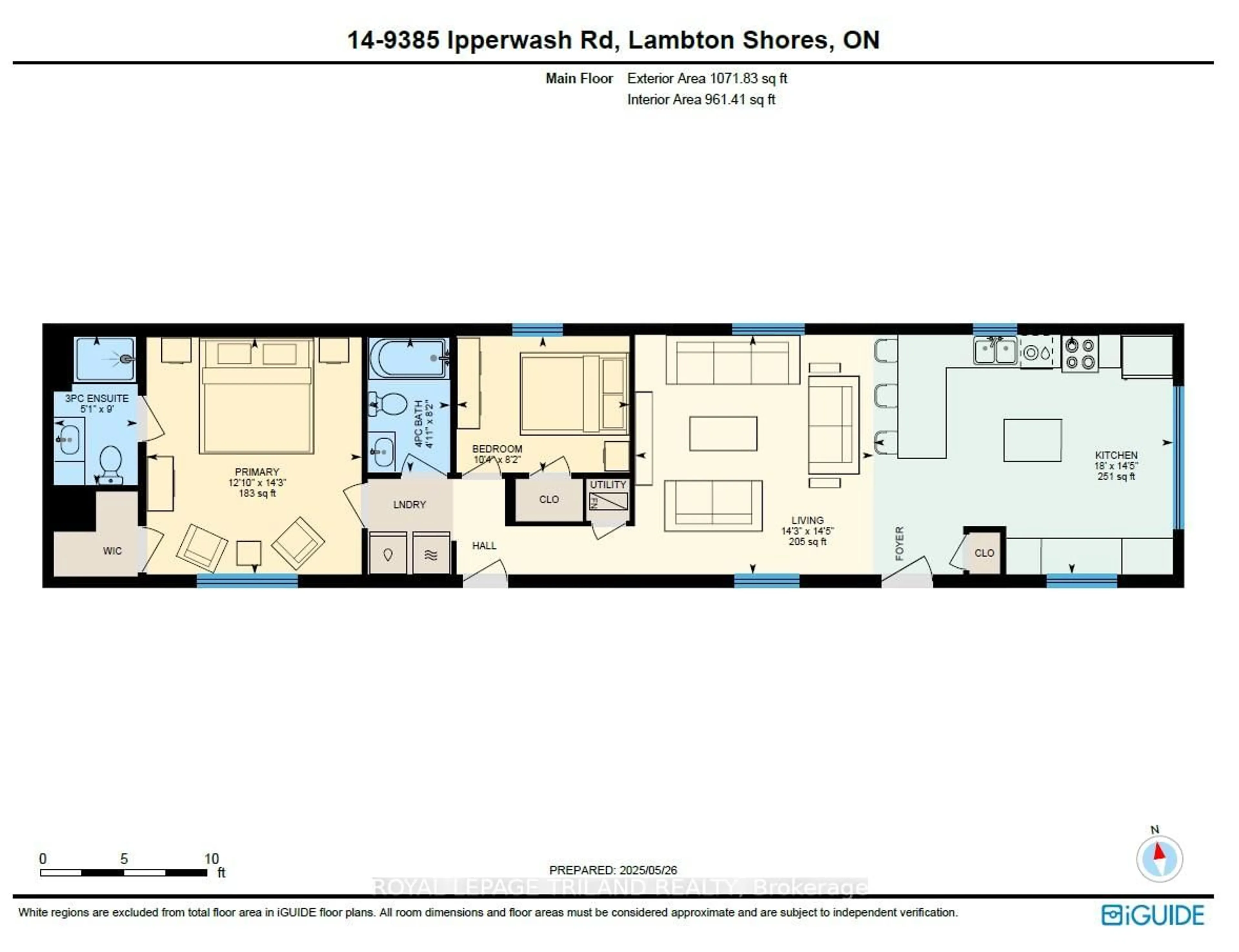 Floor plan for 9385 Ipperwash Rd #14, Lambton Shores Ontario N0N 1J3