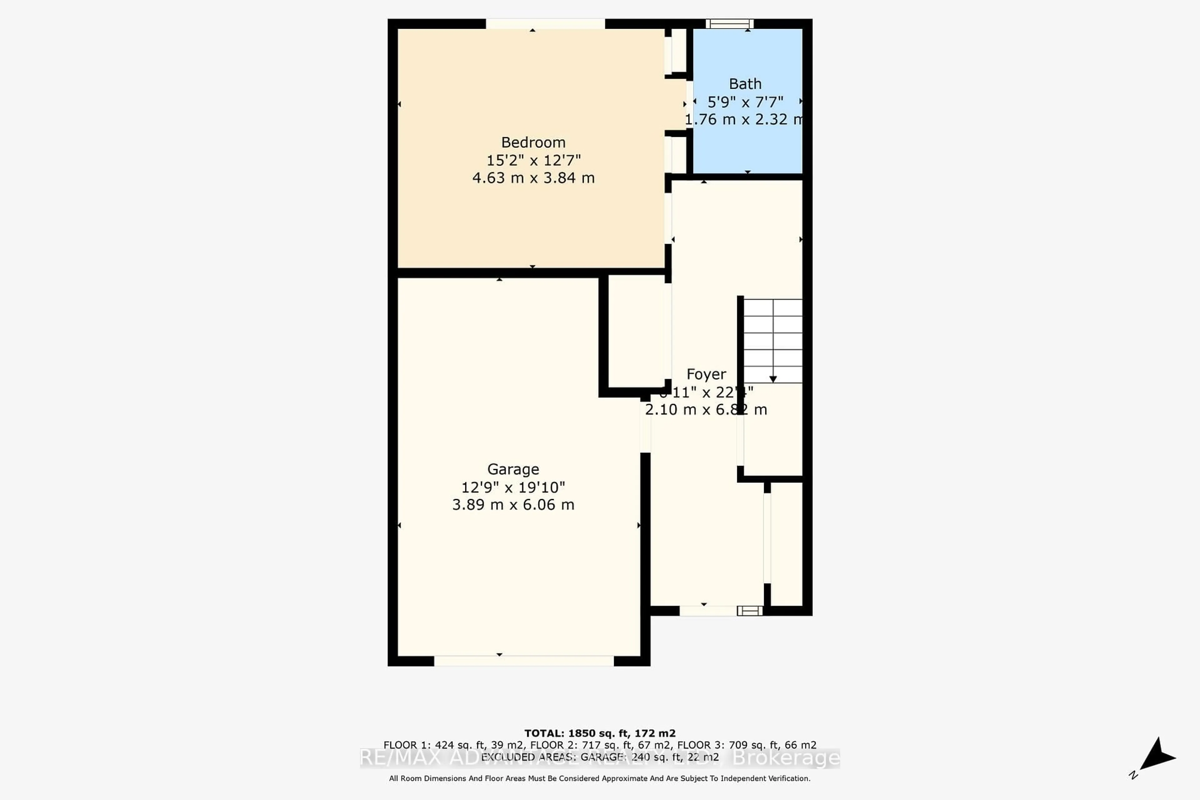Floor plan for 1548 Richmond St #19, London North Ontario N6G 4W8