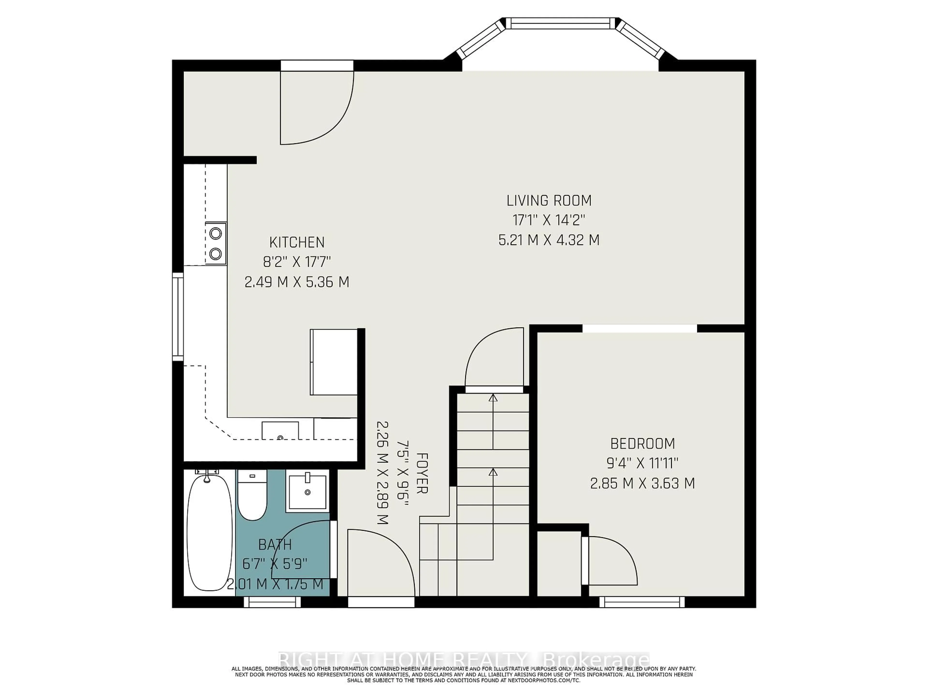 Floor plan for 67 Martha St, Hamilton Ontario L8H 2C2